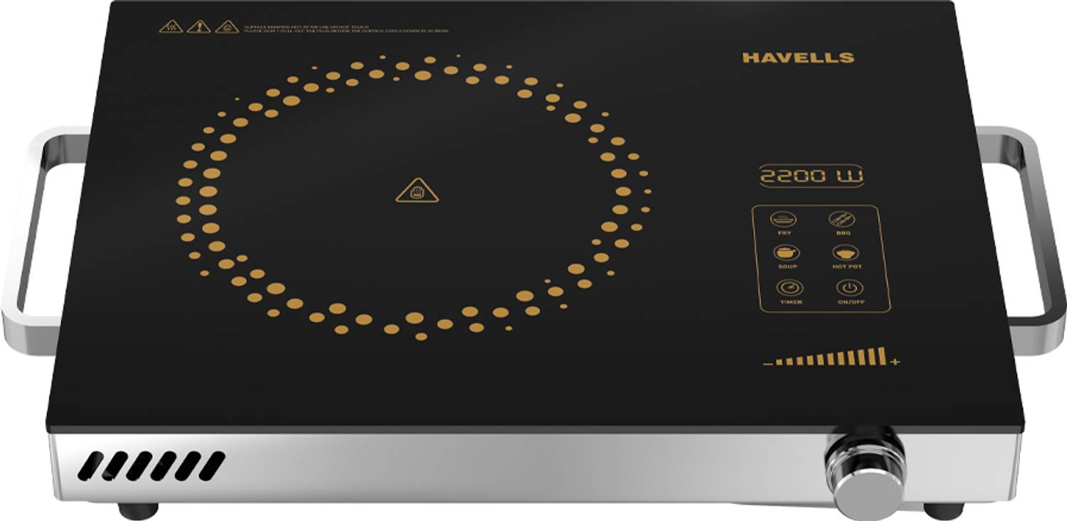 HAVELLS 2200 W Radiant Cooktop Touch Panel (Black, Infrared Cookt