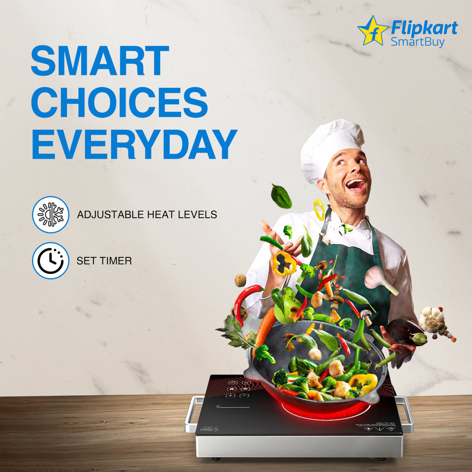 Image of Flipkart SmartBuy 2000 W Radiant Cooktop Touch Panel