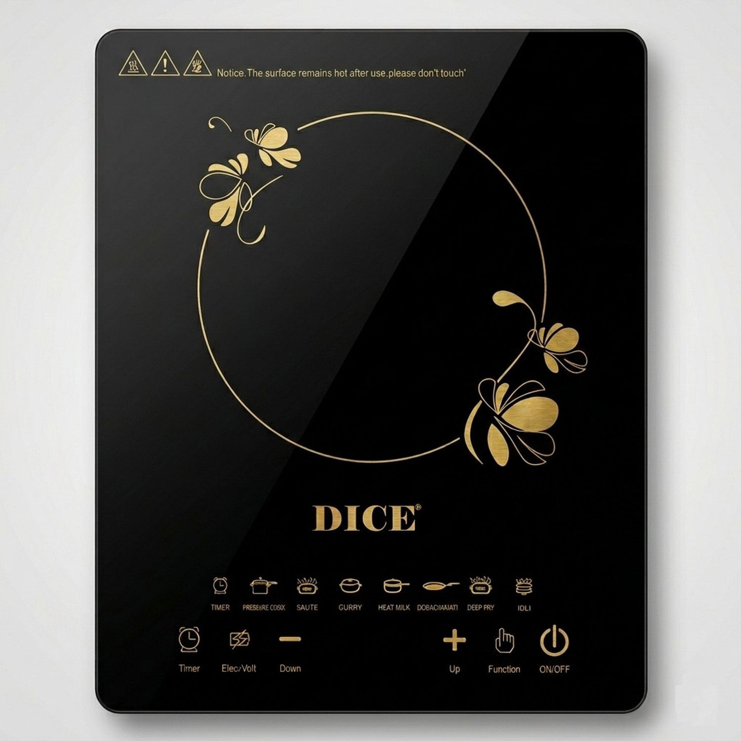 Image of Dice 2100 W Induction Cooktop Touch Panel