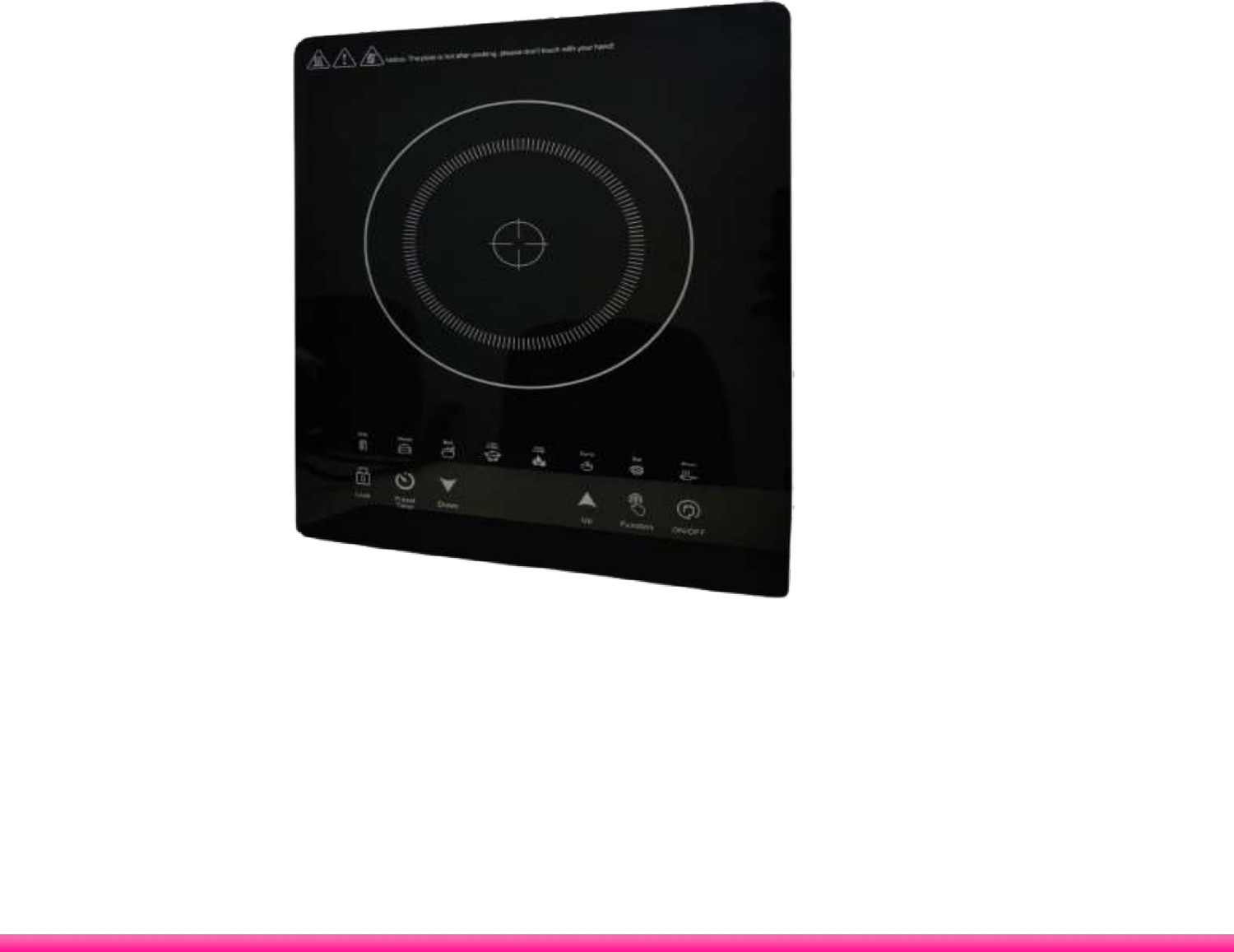 Image of HPC 2000 W Induction Cooktop Touch Panel