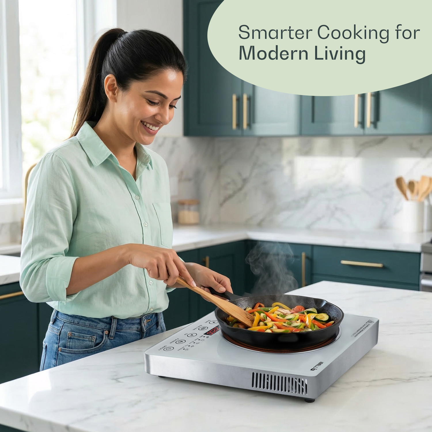 Image of iBELL 2200 W Infrared Cooktop Touch Panel