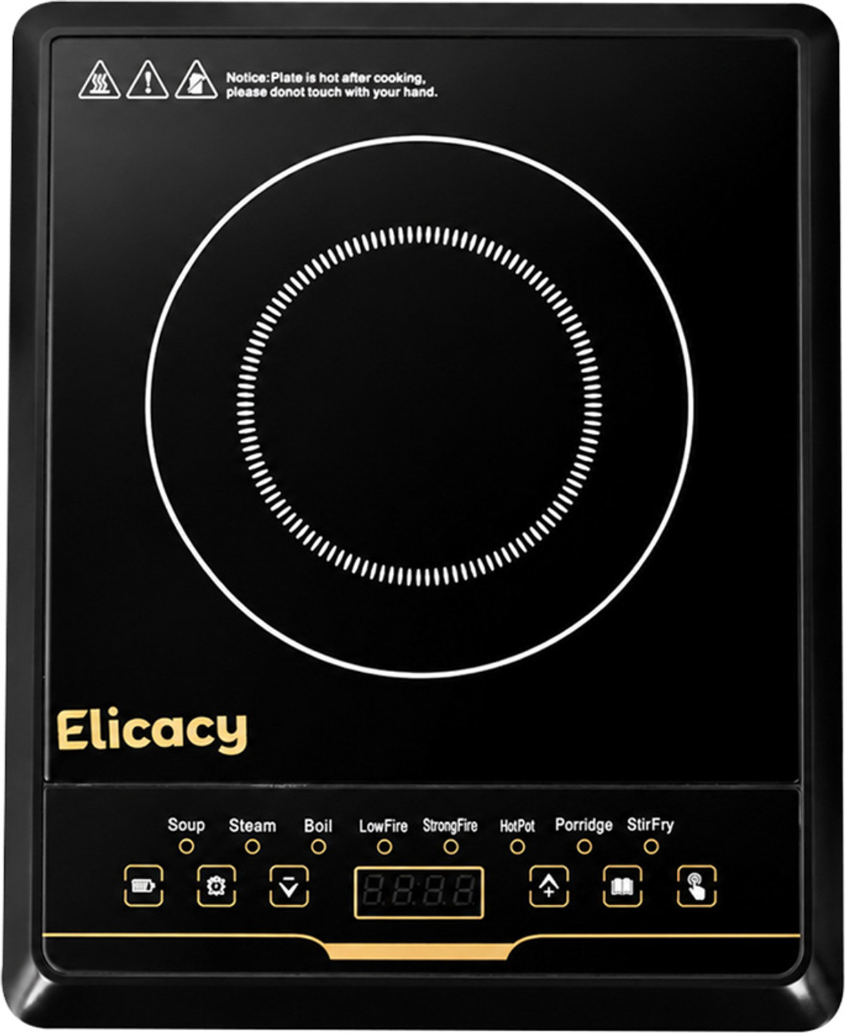 Image of Elicacy 2000 W Induction Cooktop Push Button