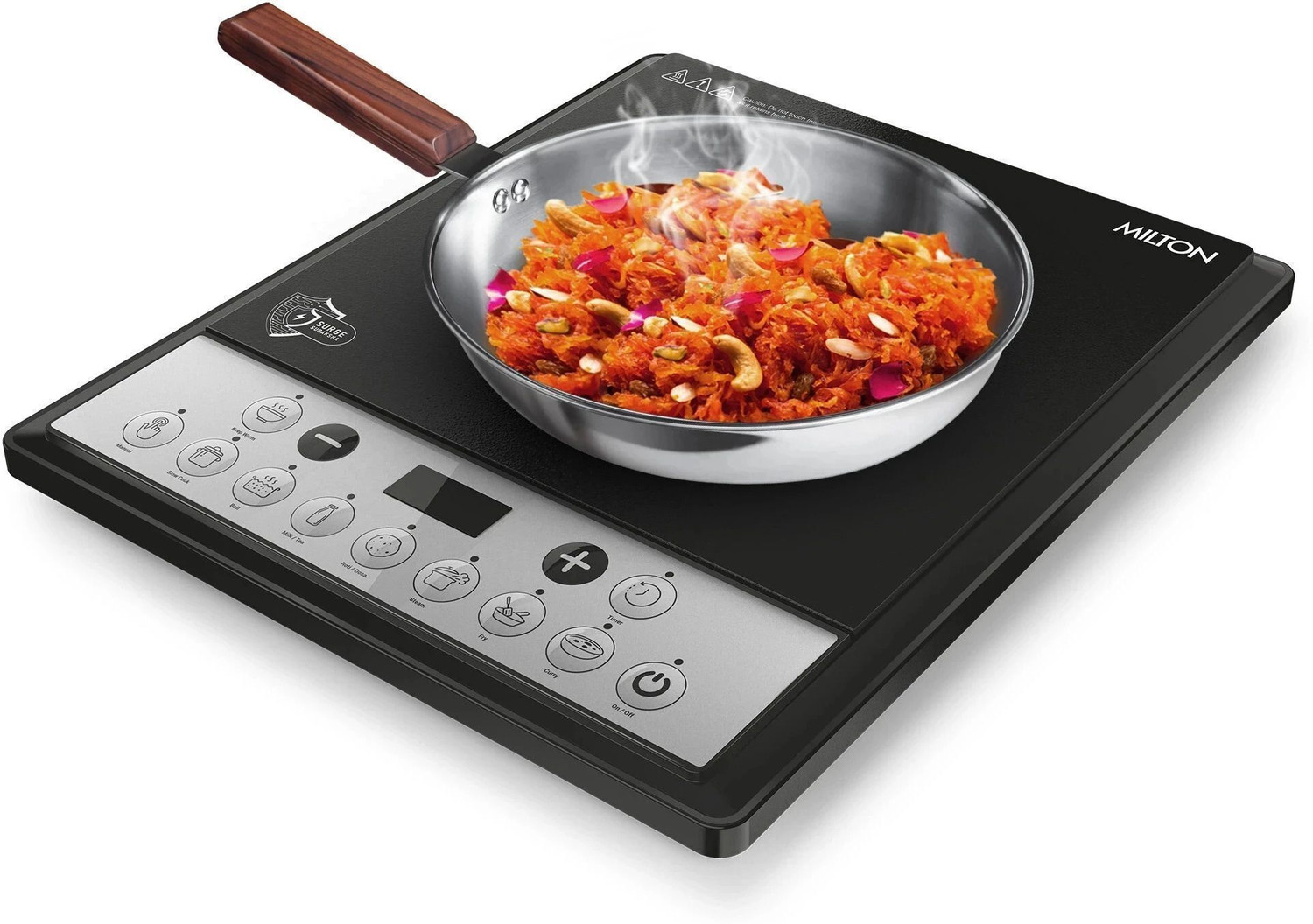 Image of MILTON 1600 W Induction Cooktop Touch Panel