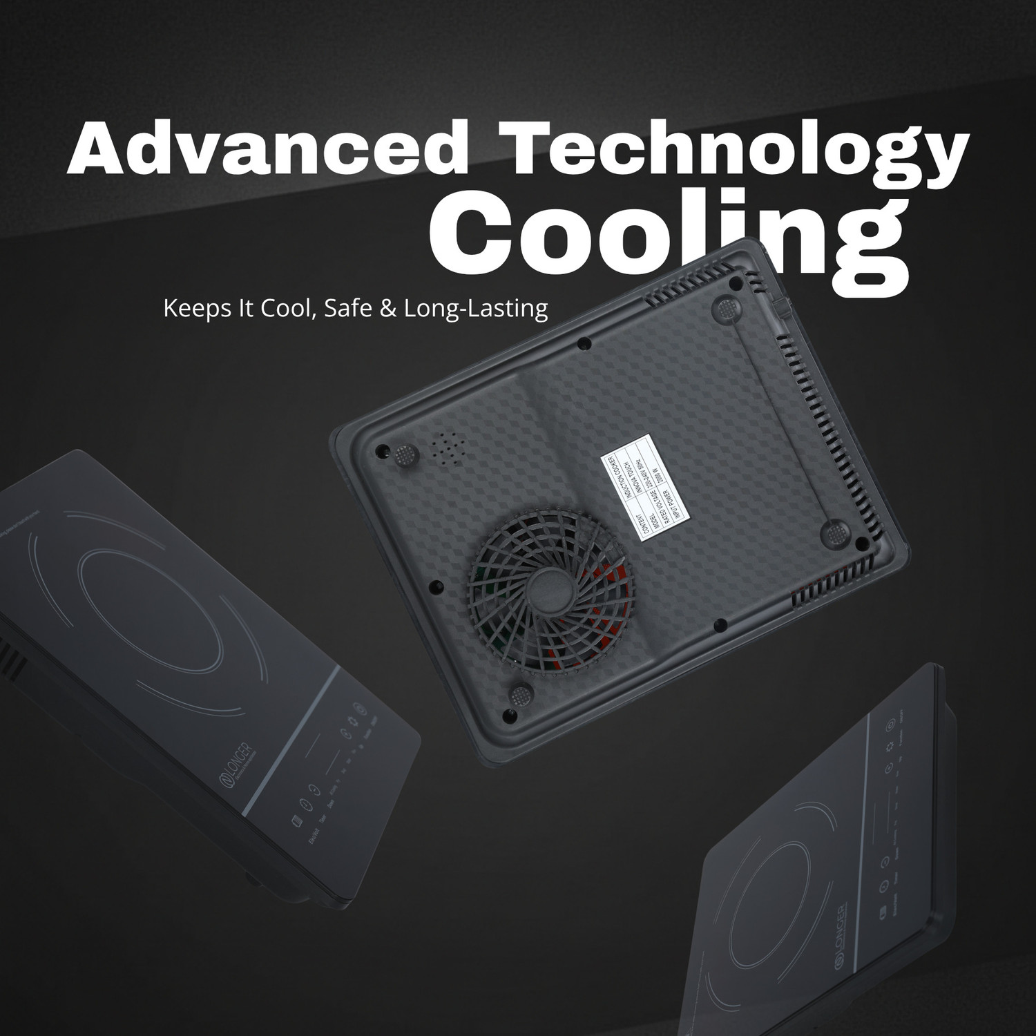 Image of Longer 2000 W Induction Cooktop Touch Panel