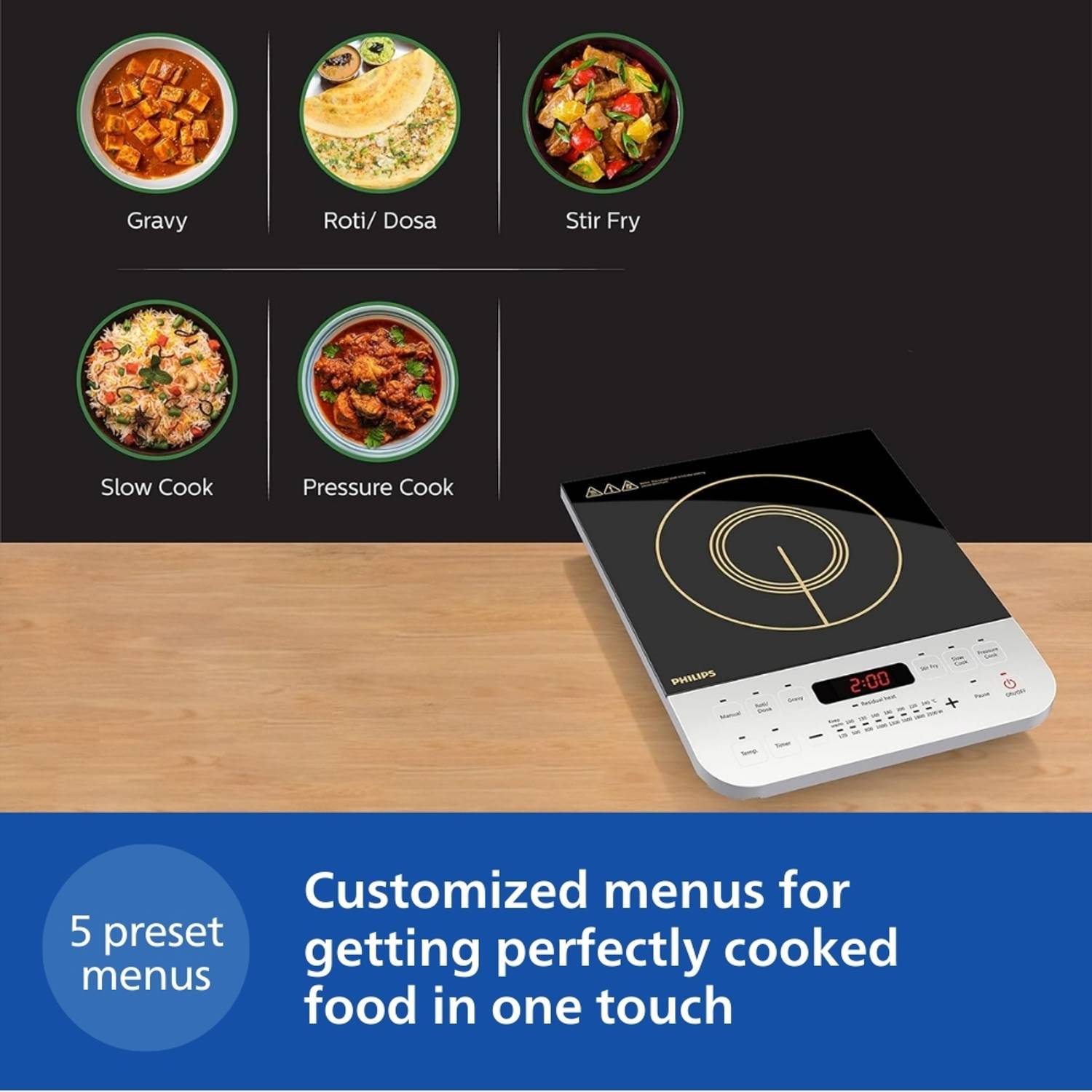 PHILIPS 2100W Induction Cooktop - Image 3