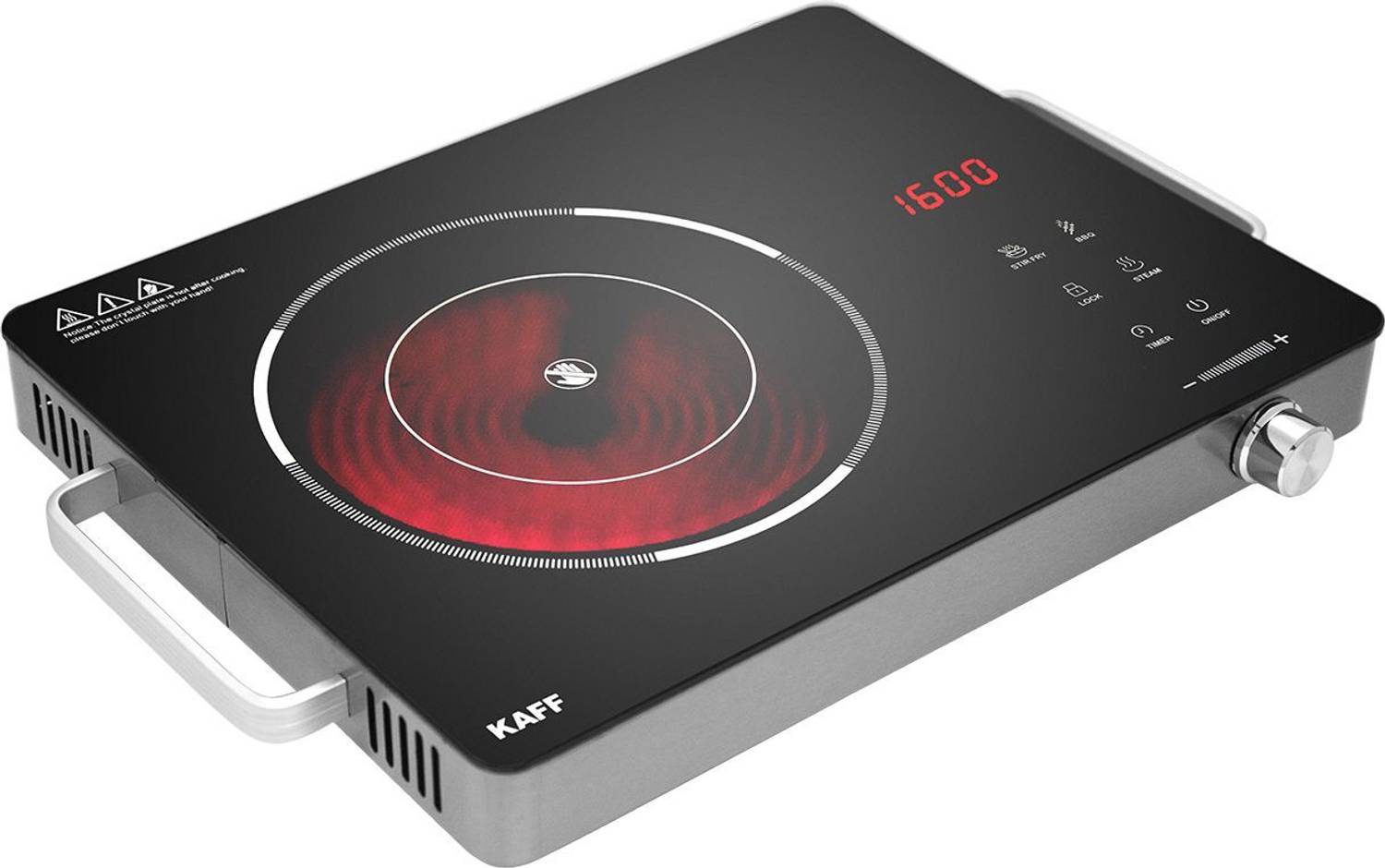 Kaff 2200 W Infrared Cooktop Touch Panel (Black, TIR36)