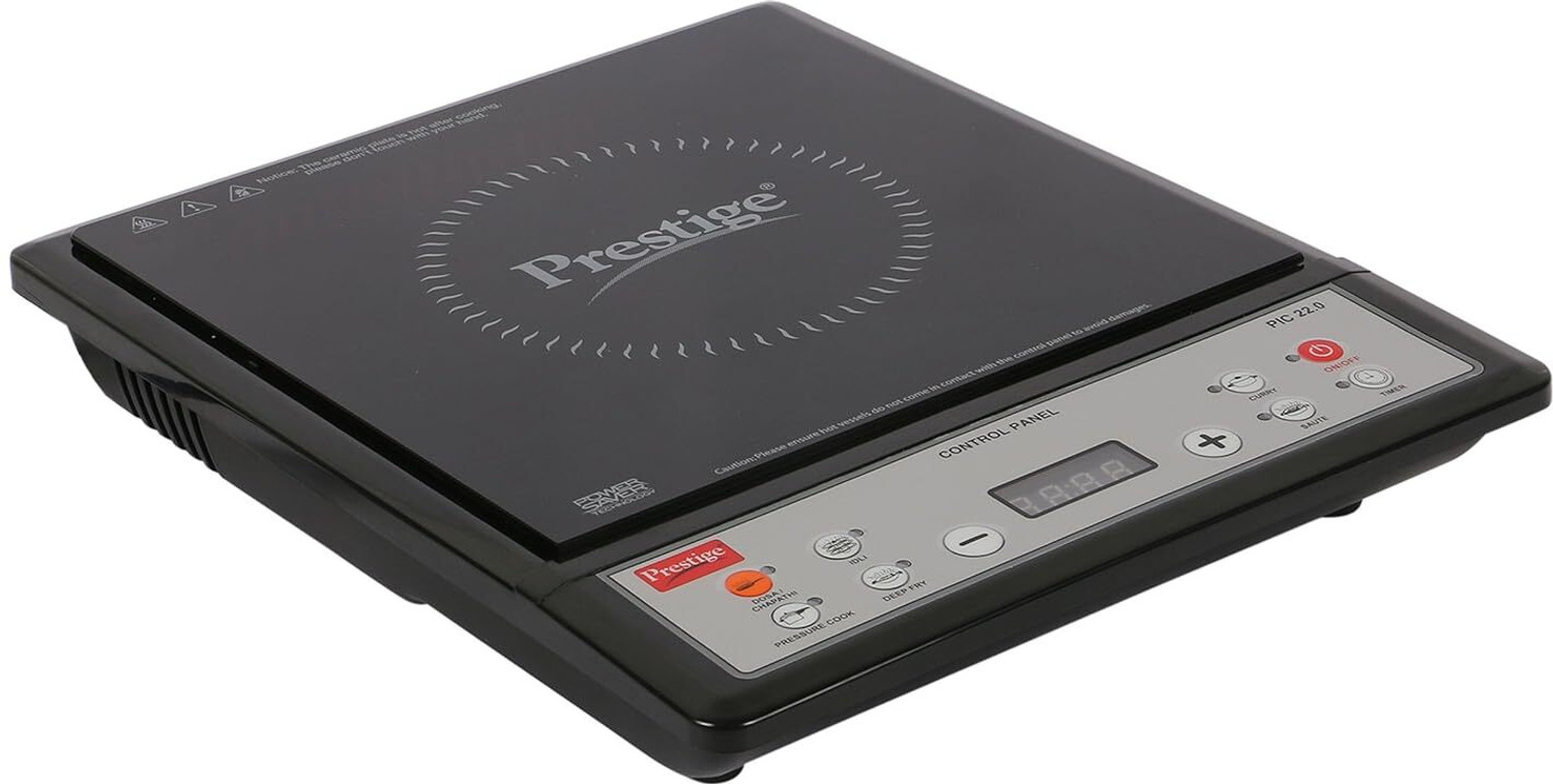 Image of Prestige 1200 W Induction Cooktop Push Button