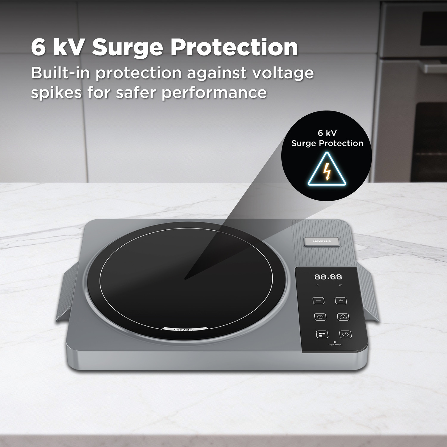 Image of HAVELLS 2000 W Radiant Cooktop Touch Panel