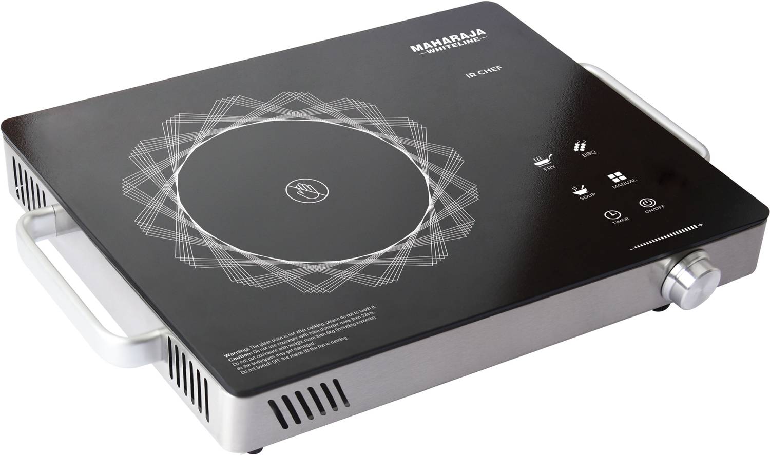 MAHARAJA WHITELINE 2200 W Infrared Cooktop Touch Panel - Image 3