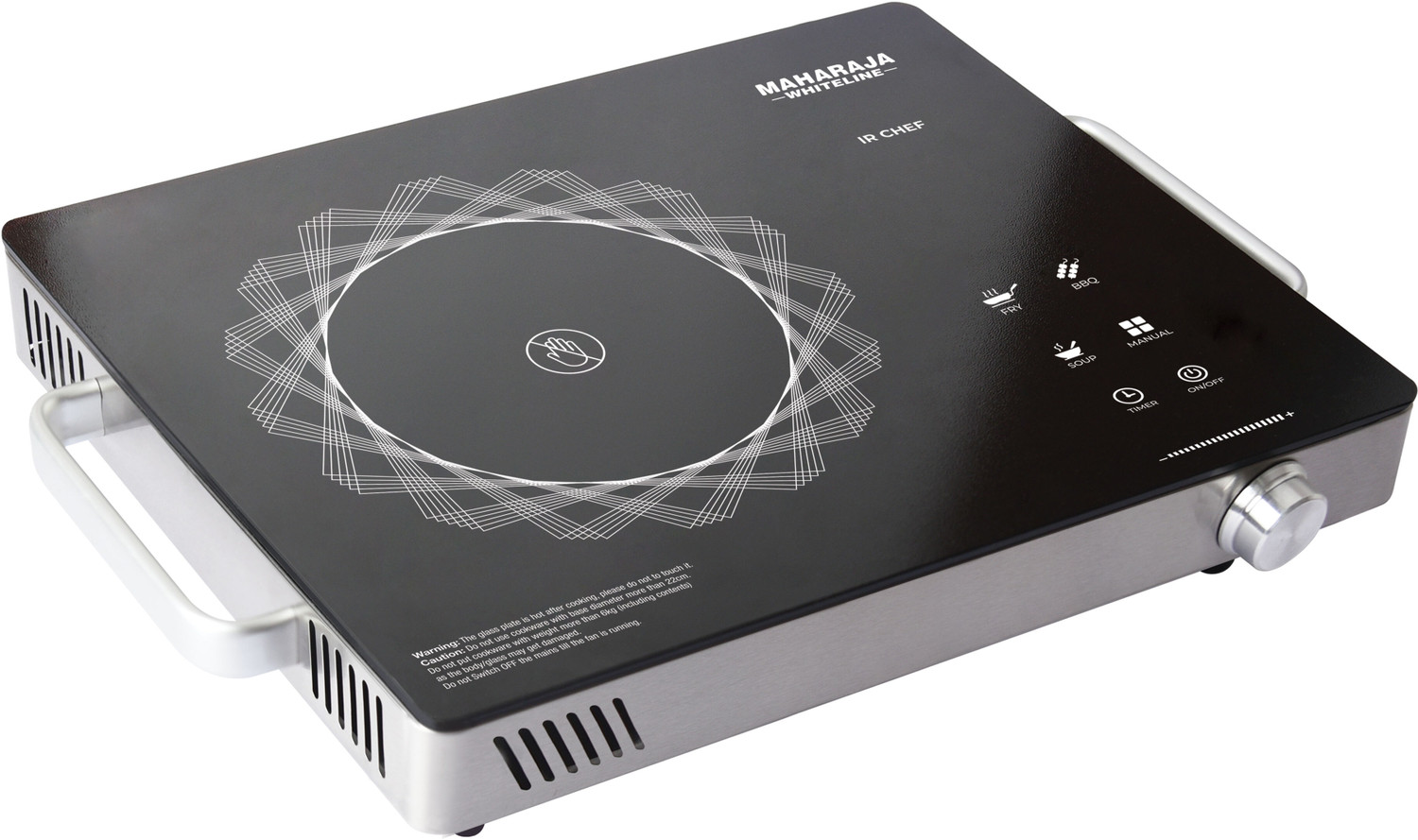 Image of MAHARAJA WHITELINE 2200 W Infrared Cooktop Touch Panel