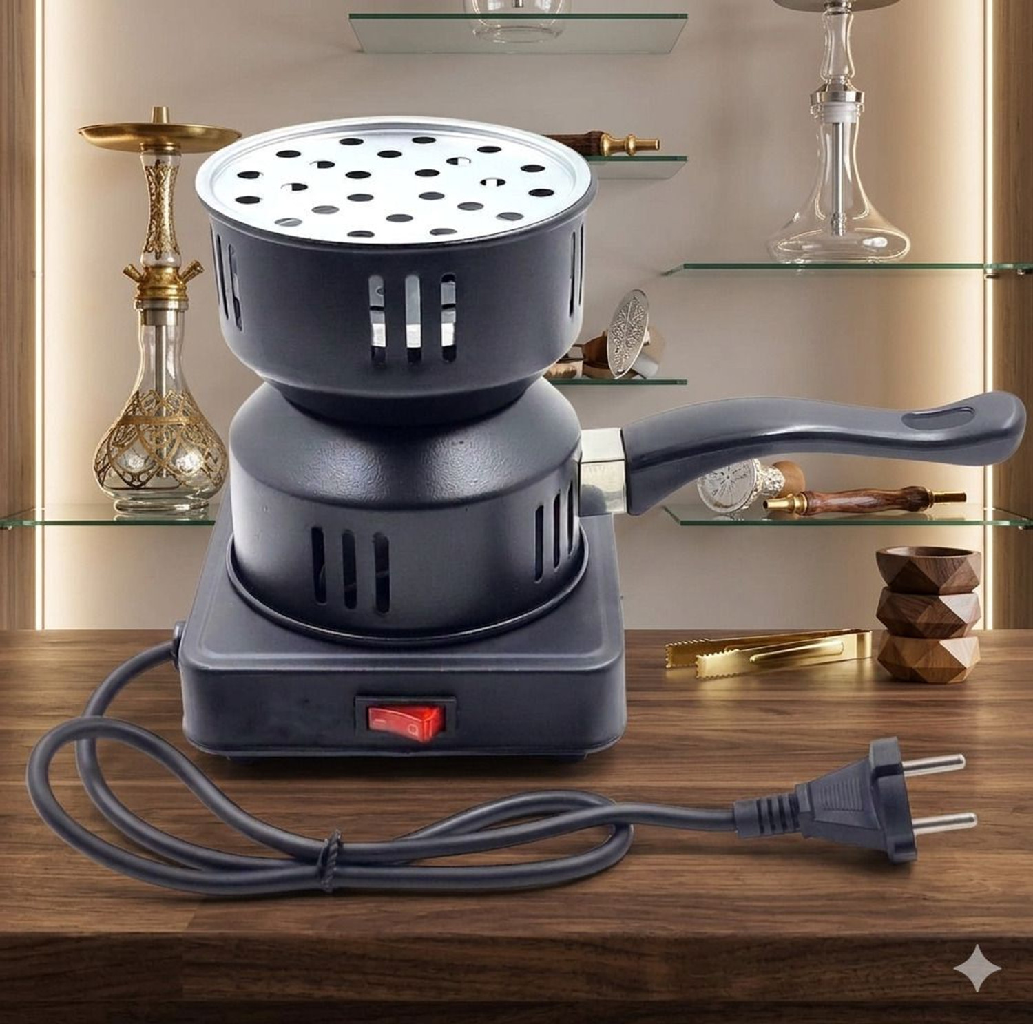 Image of TRENDING TREASURES 1000 W Induction Cooktop Push Button