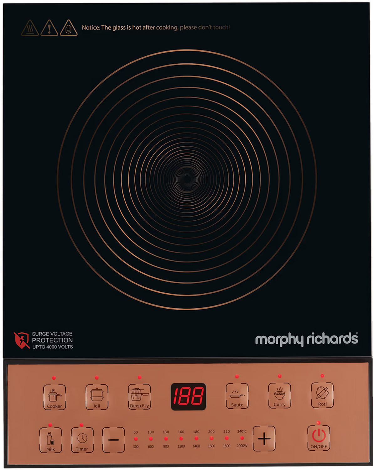 Image of Morphy Richards 2000 W Induction Cooktop Push Button