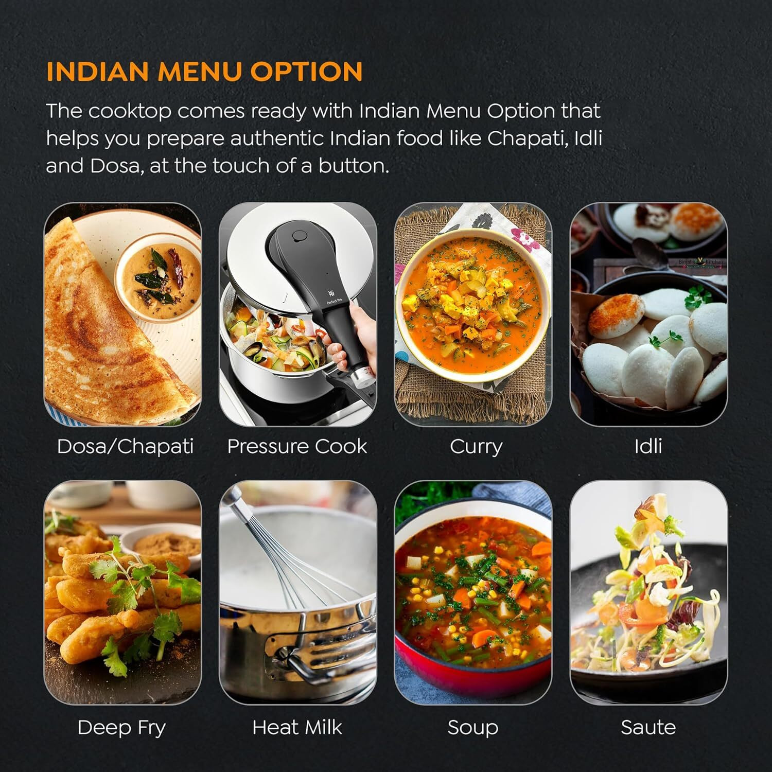 Image of Prestige 1200 W Induction Cooktop Push Button