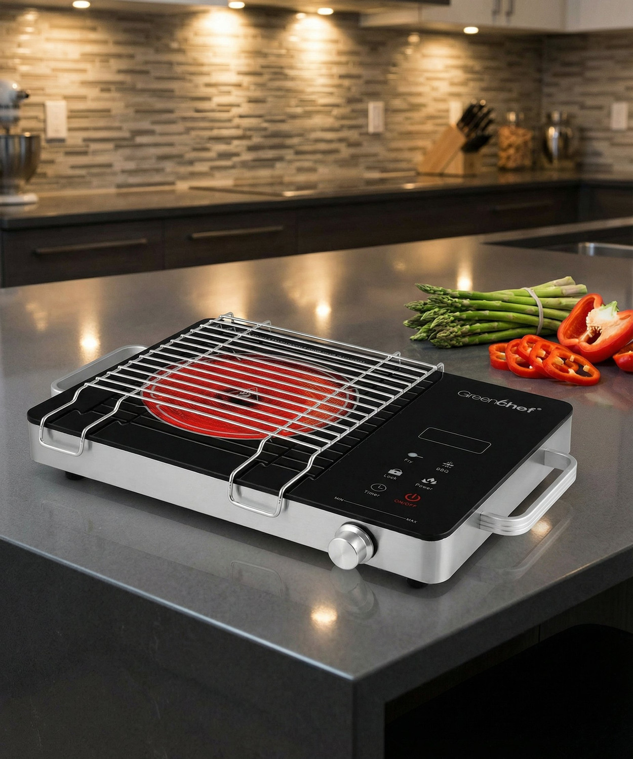 Image of Greenchef 2200 W Infrared Cooktop Touch Panel