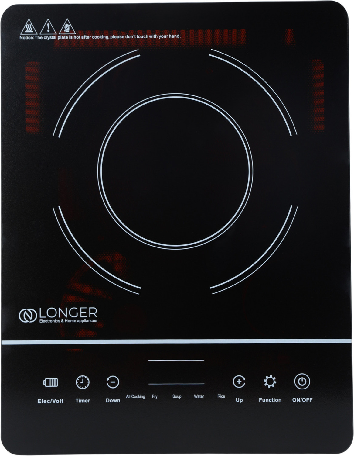 Image of Longer 2000 W Induction Cooktop Touch Panel