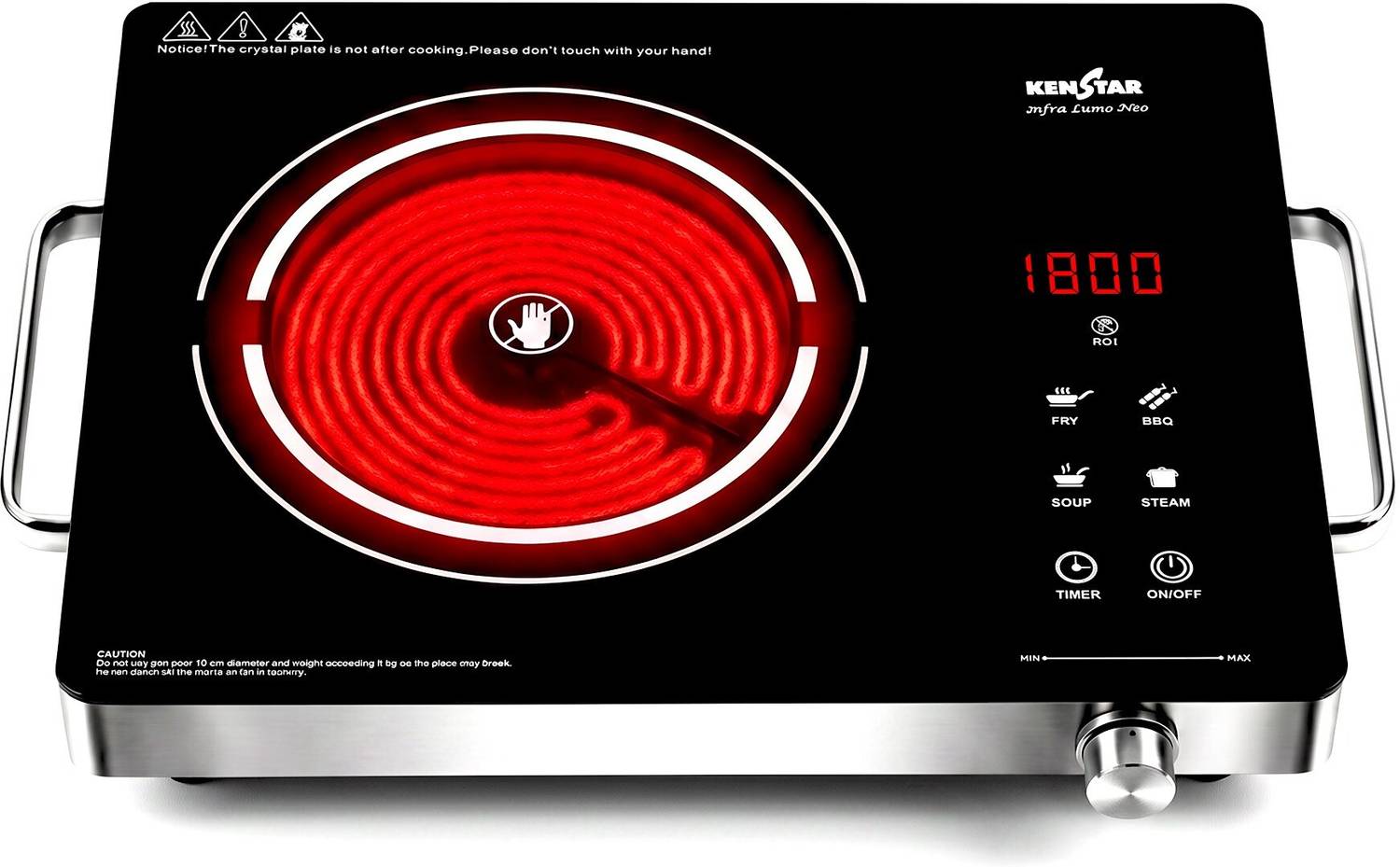 Kenstar 2200 W Infrared Cooktop Touch Panel Rs. 2999 - Flipkart