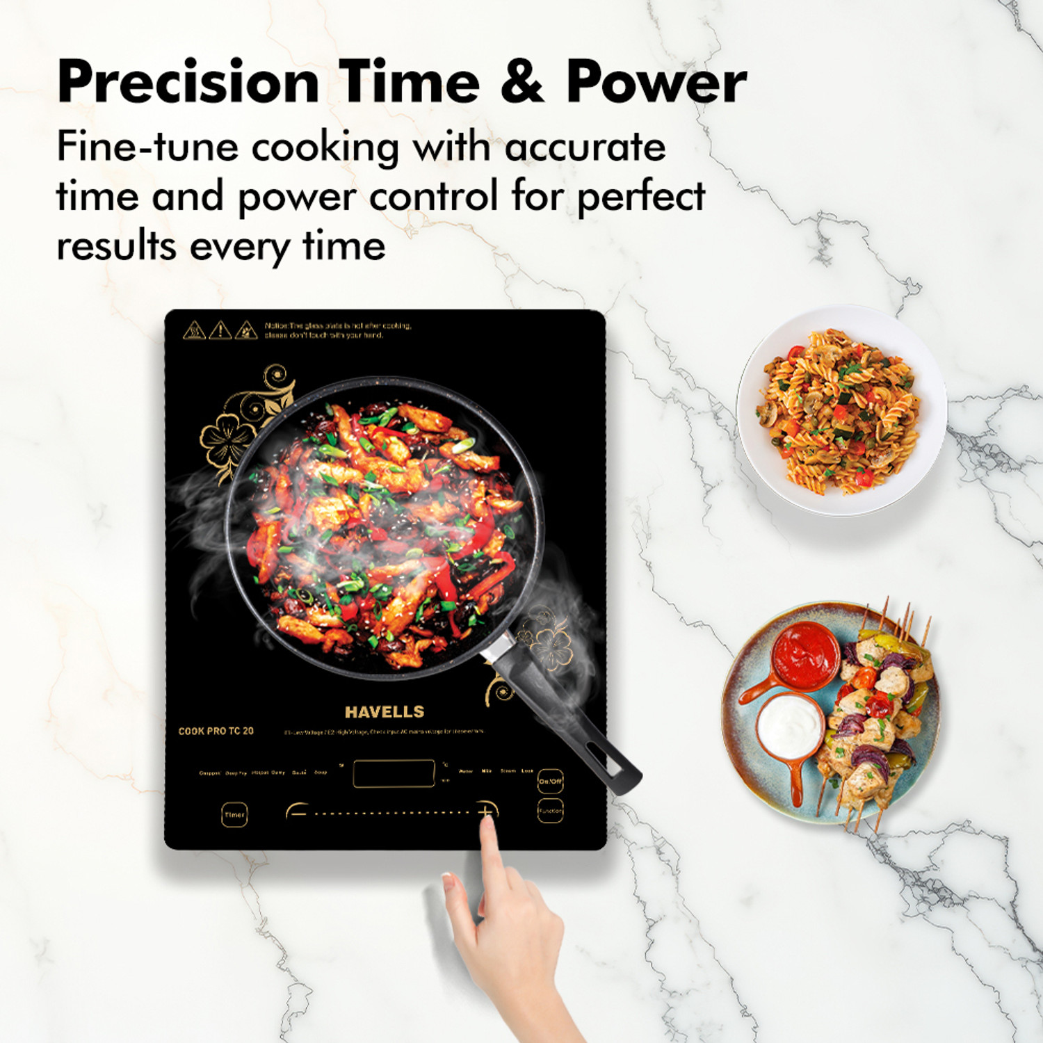 Image of HAVELLS 2000 W Induction Cooktop Touch Panel