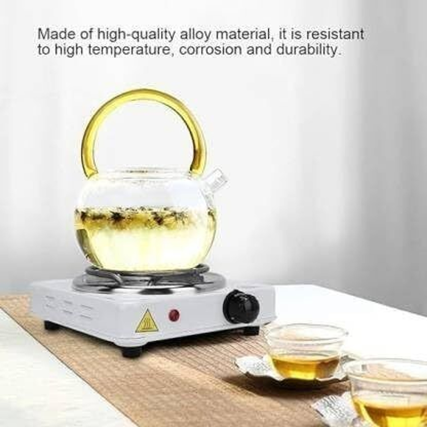 Image of TRENDING TREASURES 1000 W Induction Cooktop Jog Dial