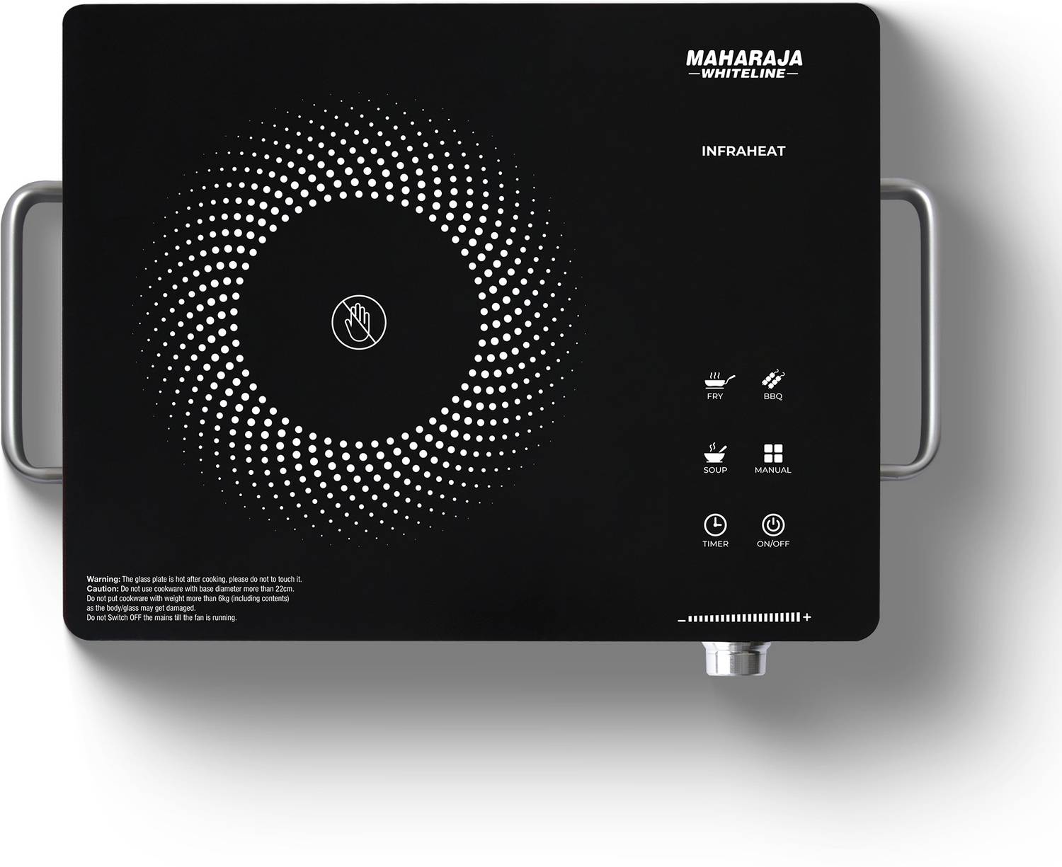 MAHARAJA WHITELINE 2200 W Infrared Cooktop Touch Panel