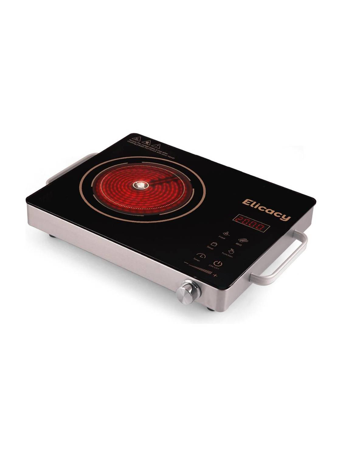 Elicacy 2000 W Radiant Cooktop Touch Panel