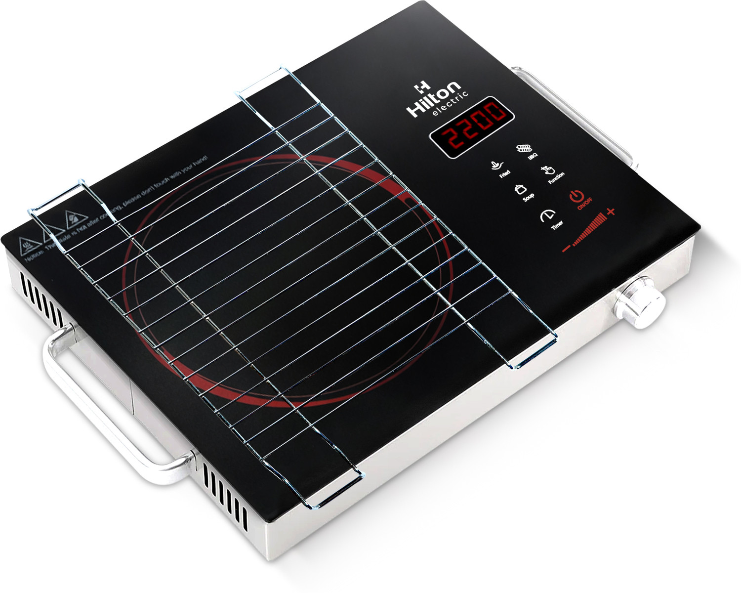 Image of HILTON 2200 W Infrared Cooktop Touch Panel