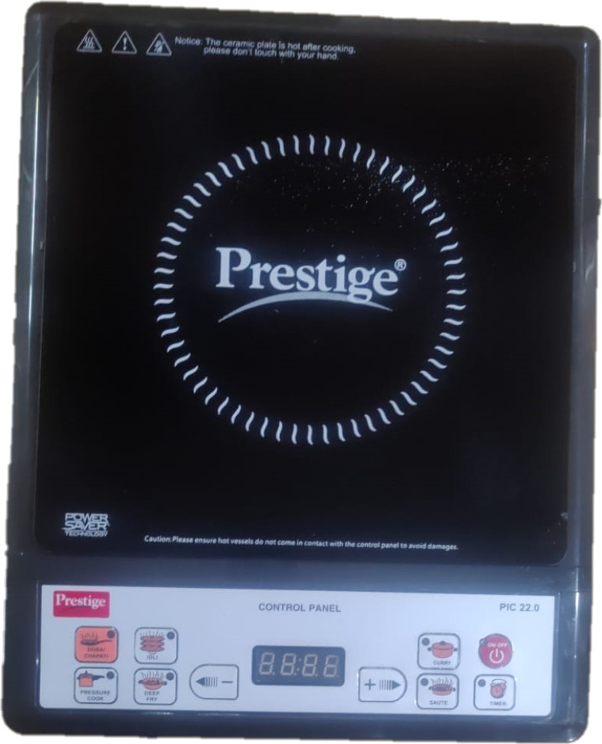 Image of Prestige 1200 W Induction Cooktop Push Button