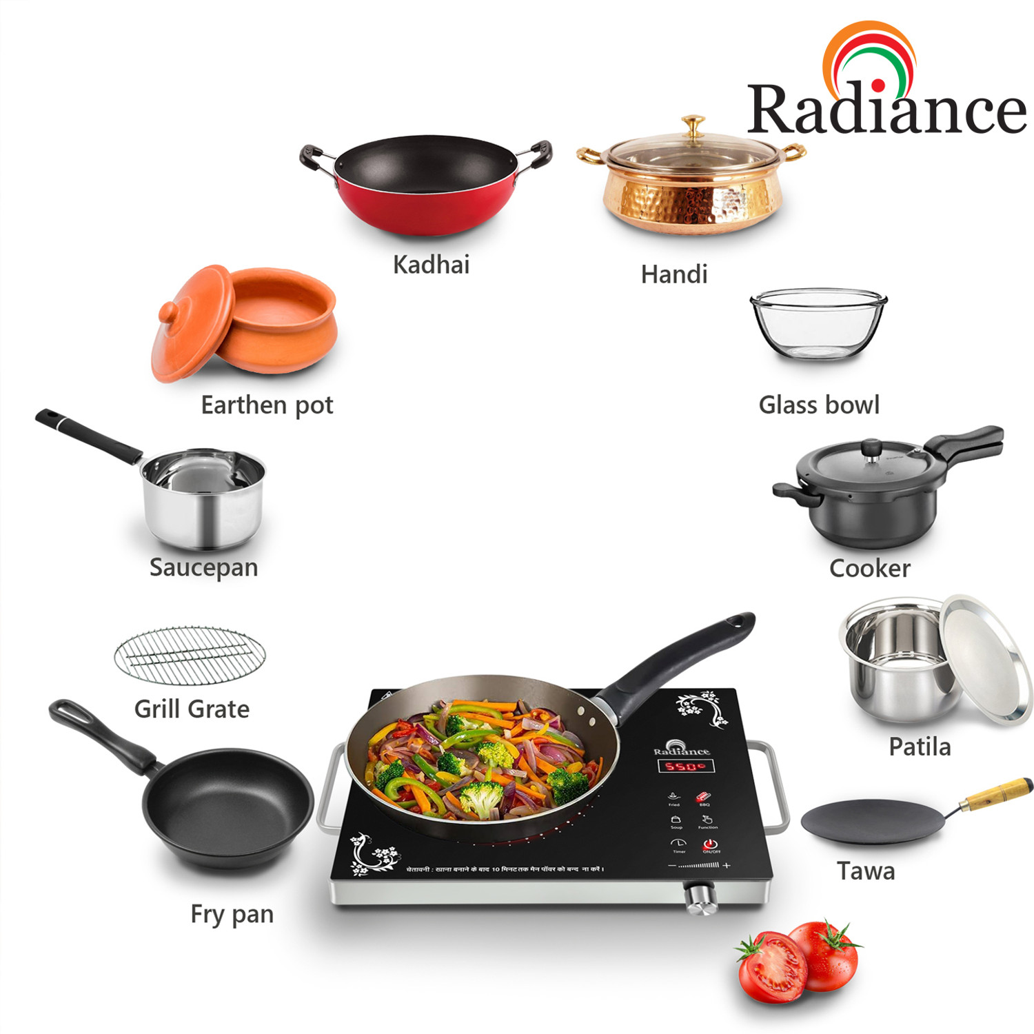 Image of Radiance 2200 W Radiant Cooktop Touch Panel