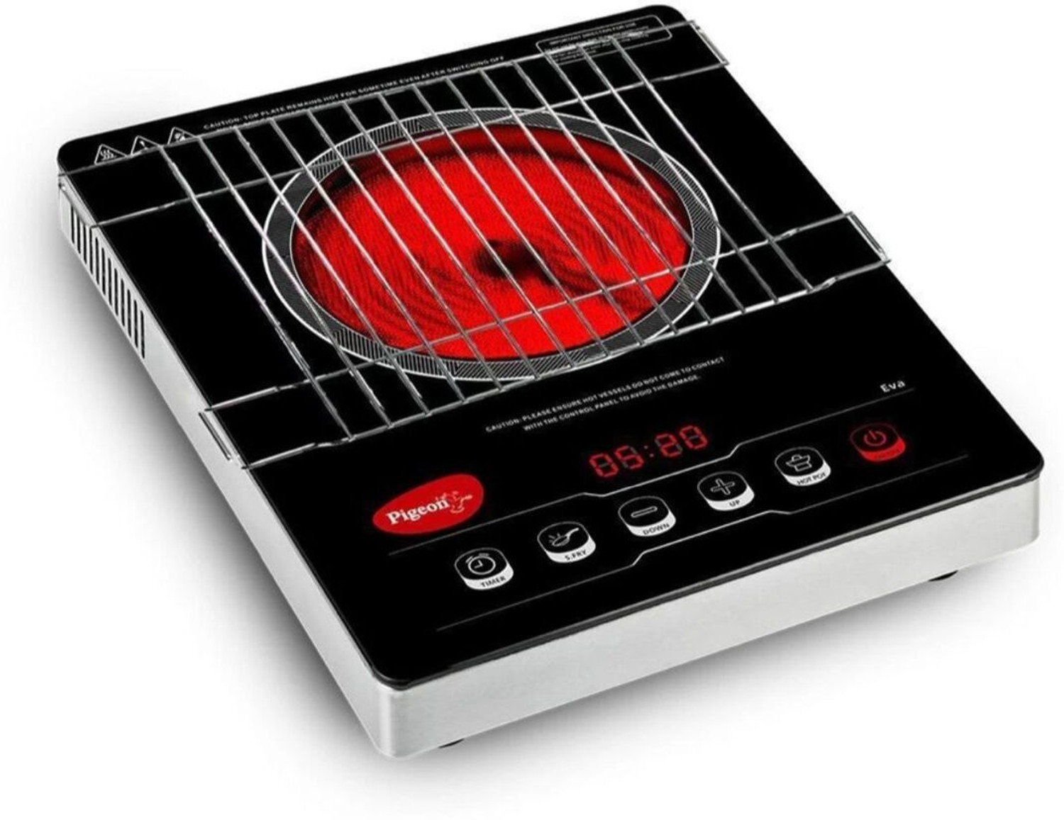 Image of Pigeon 2000 W Infrared Cooktop Touch Panel