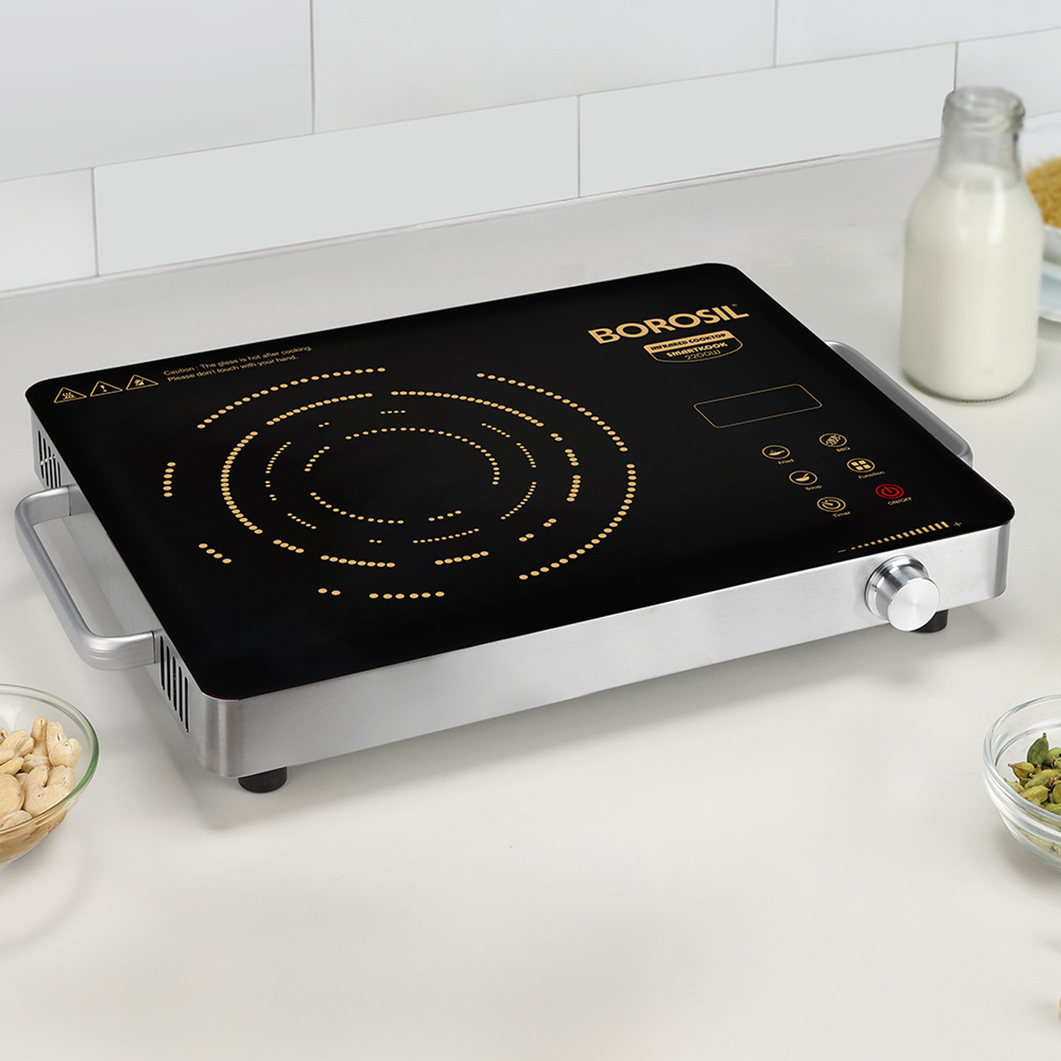 Image of BOROSIL 2200 W Induction Cooktop Push Button