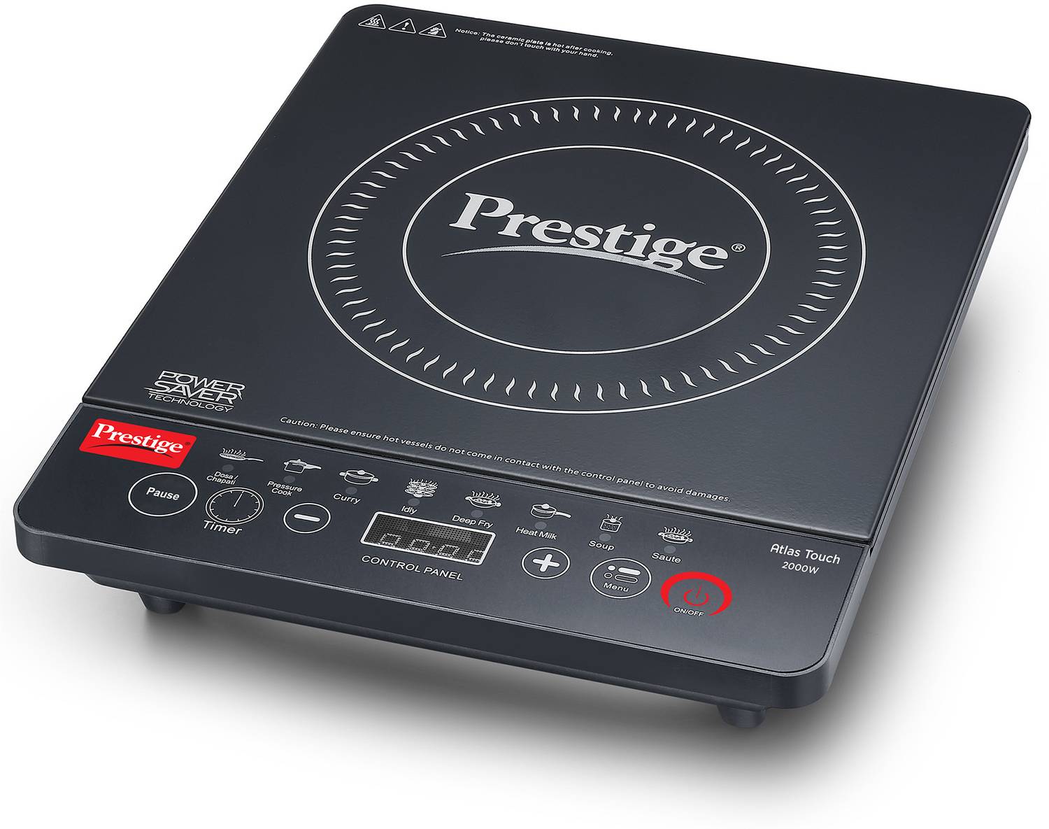Prestige 2000W Induction Cooktop Black - Image 1
