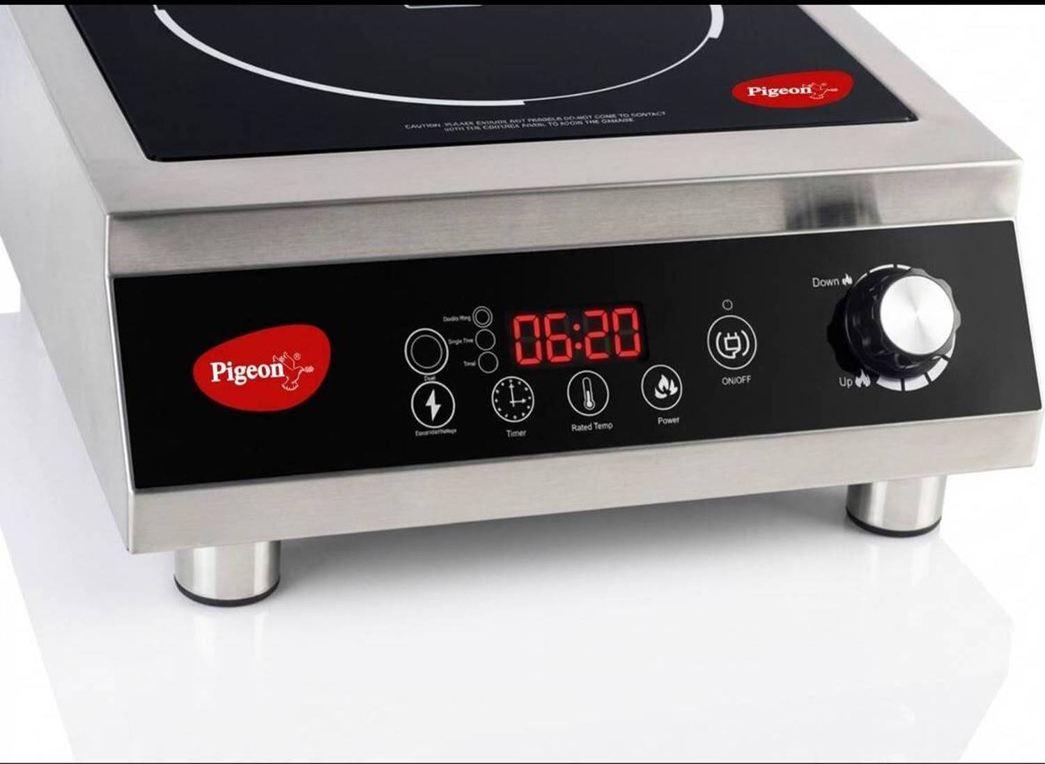 Pigeon 3500W Induction Cooktop Black - Image 2