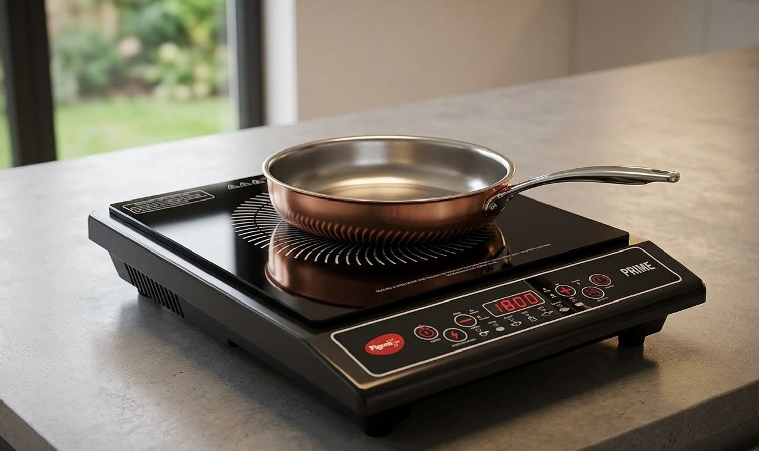 Image of Pigeon 1800 W Induction Cooktop Push Button