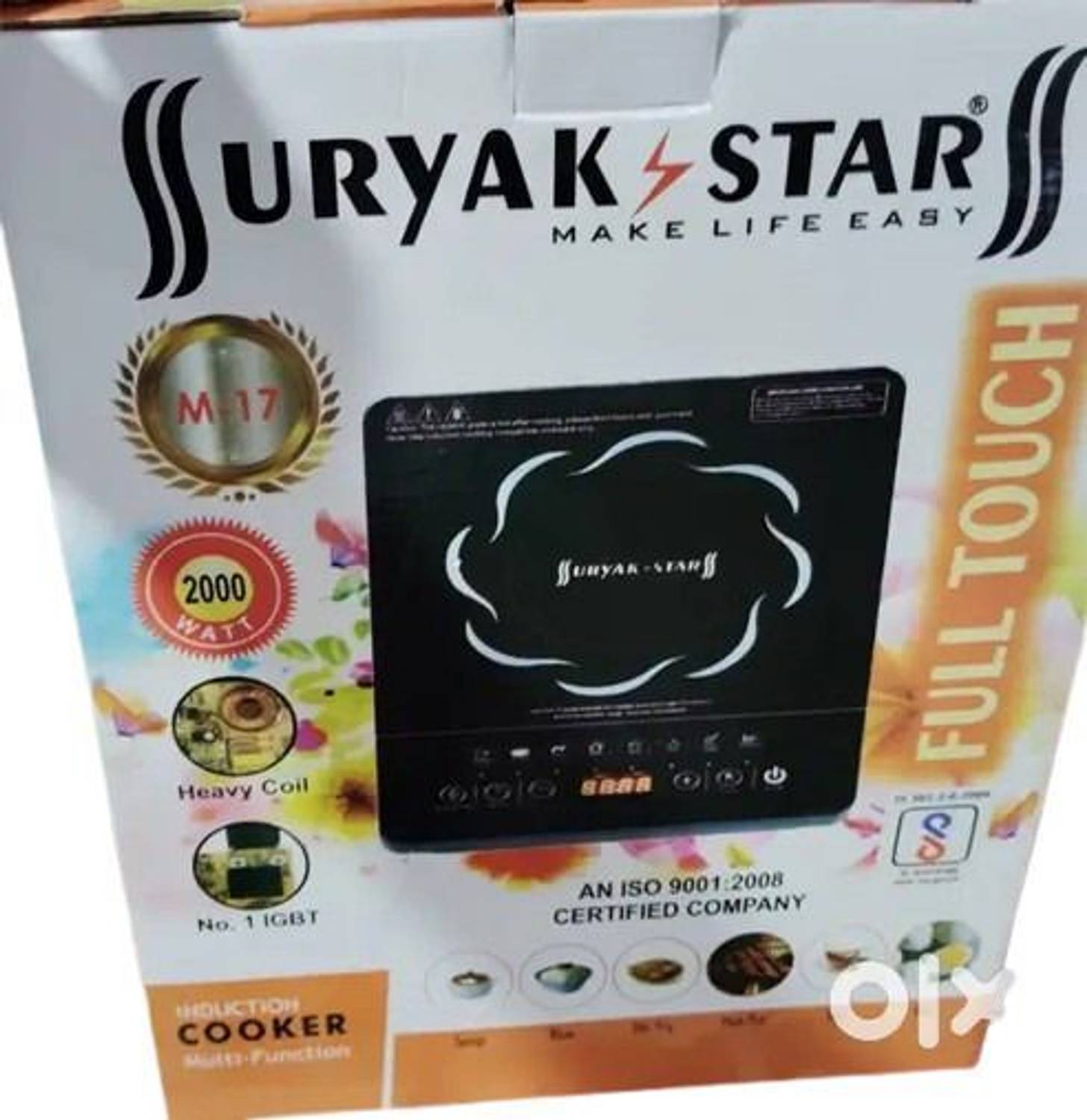 vastrmitr 40 W Induction Cooktop Touch Panel (Multicolor, 6k)