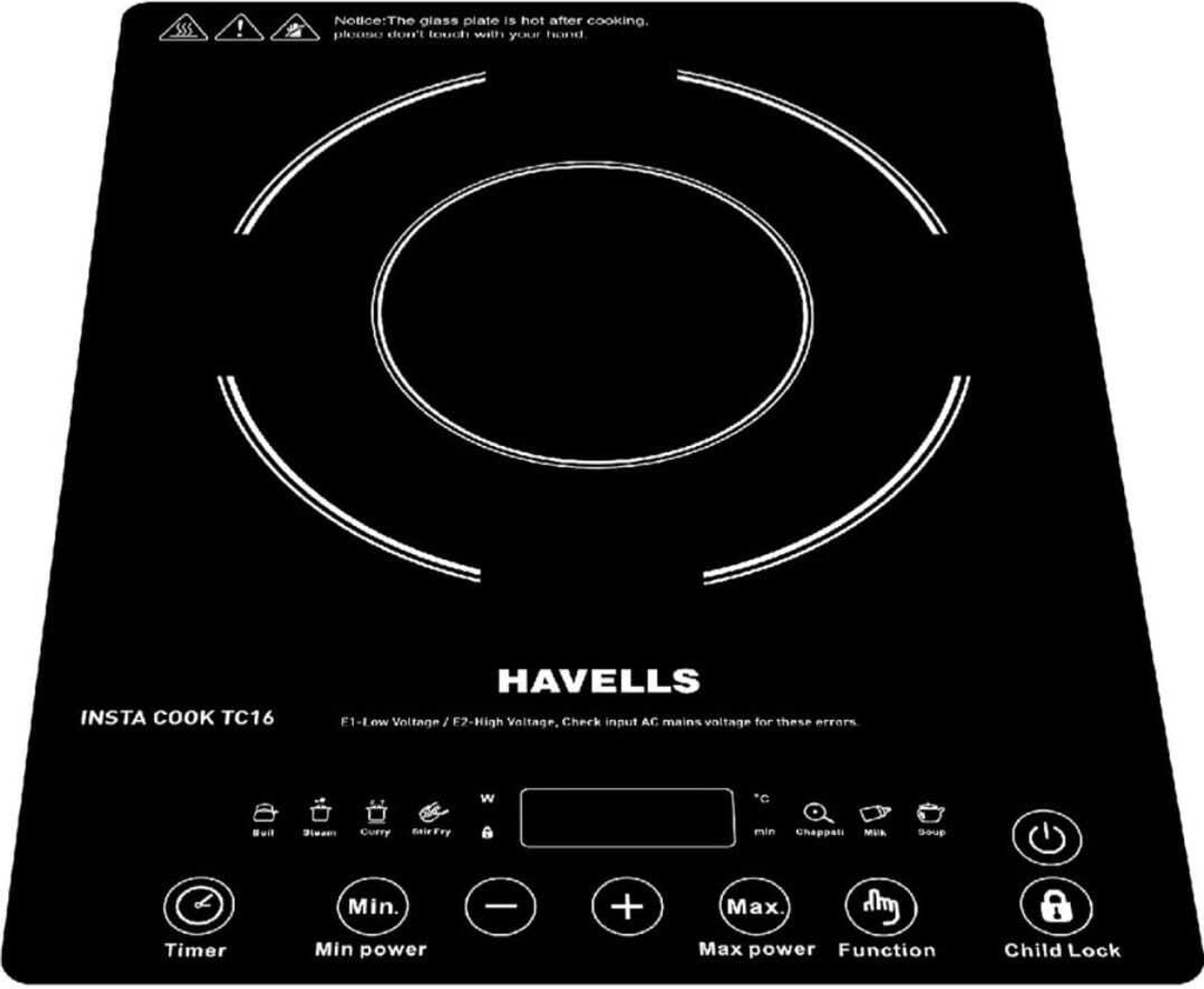Image of HAVELLS 1600 W Induction Cooktop Touch Panel