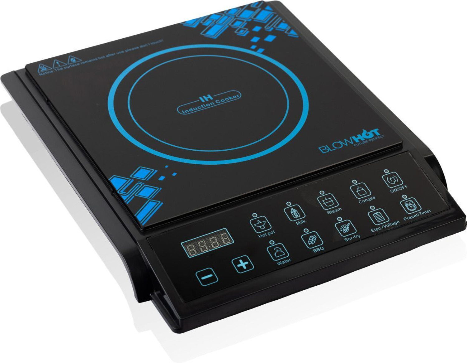 Image of BLOWHOT 2000 W Induction Cooktop Touch Panel