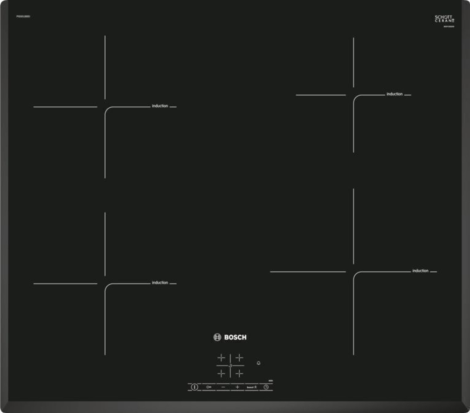 Image of BOSCH 7400 W Induction Cooktop Touch Panel