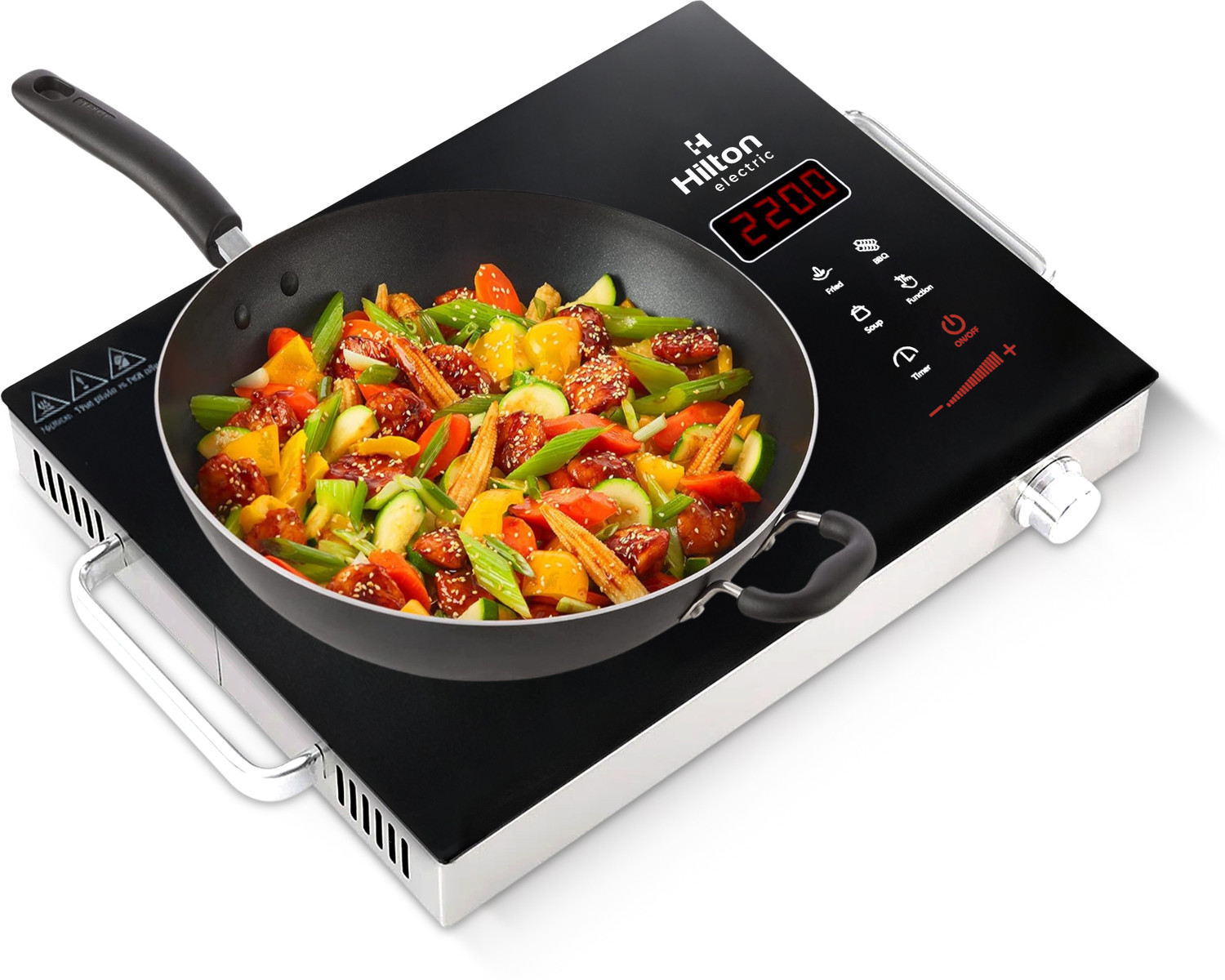 Image of HILTON 2200 W Infrared Cooktop Touch Panel