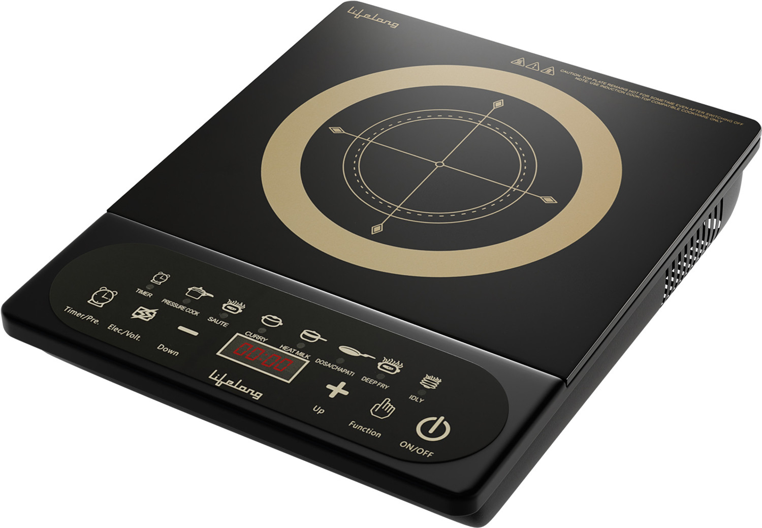 Image of Lifelong 2100 W Induction Cooktop Touch Panel
