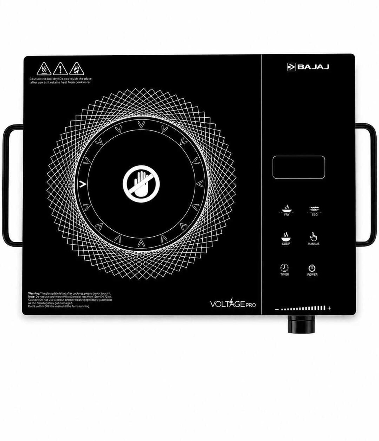 Image of BAJAJ 2200 W Infrared Cooktop Touch Panel, Jog Dial