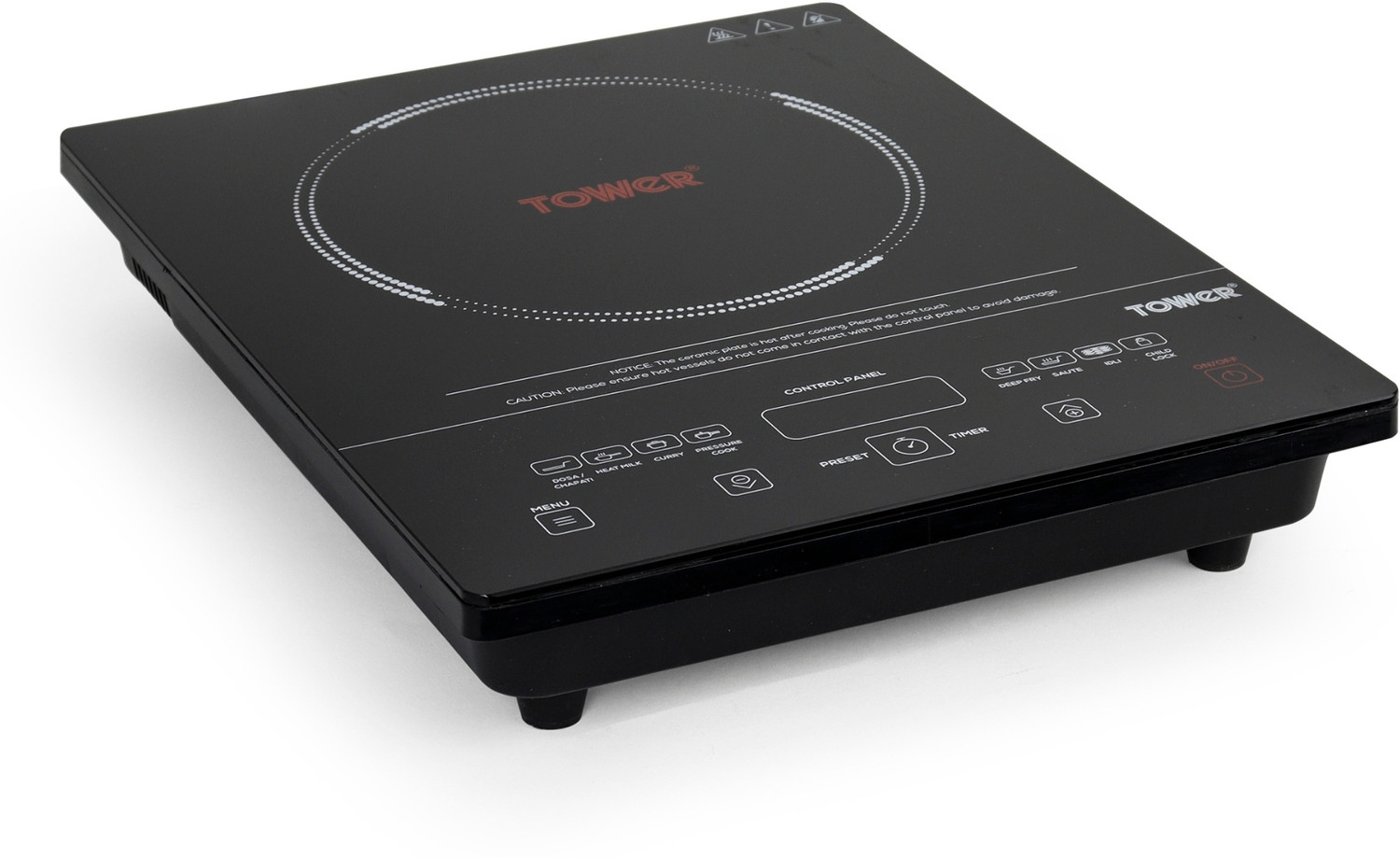 Image of Tower 2000 W Induction Cooktop Touch Panel