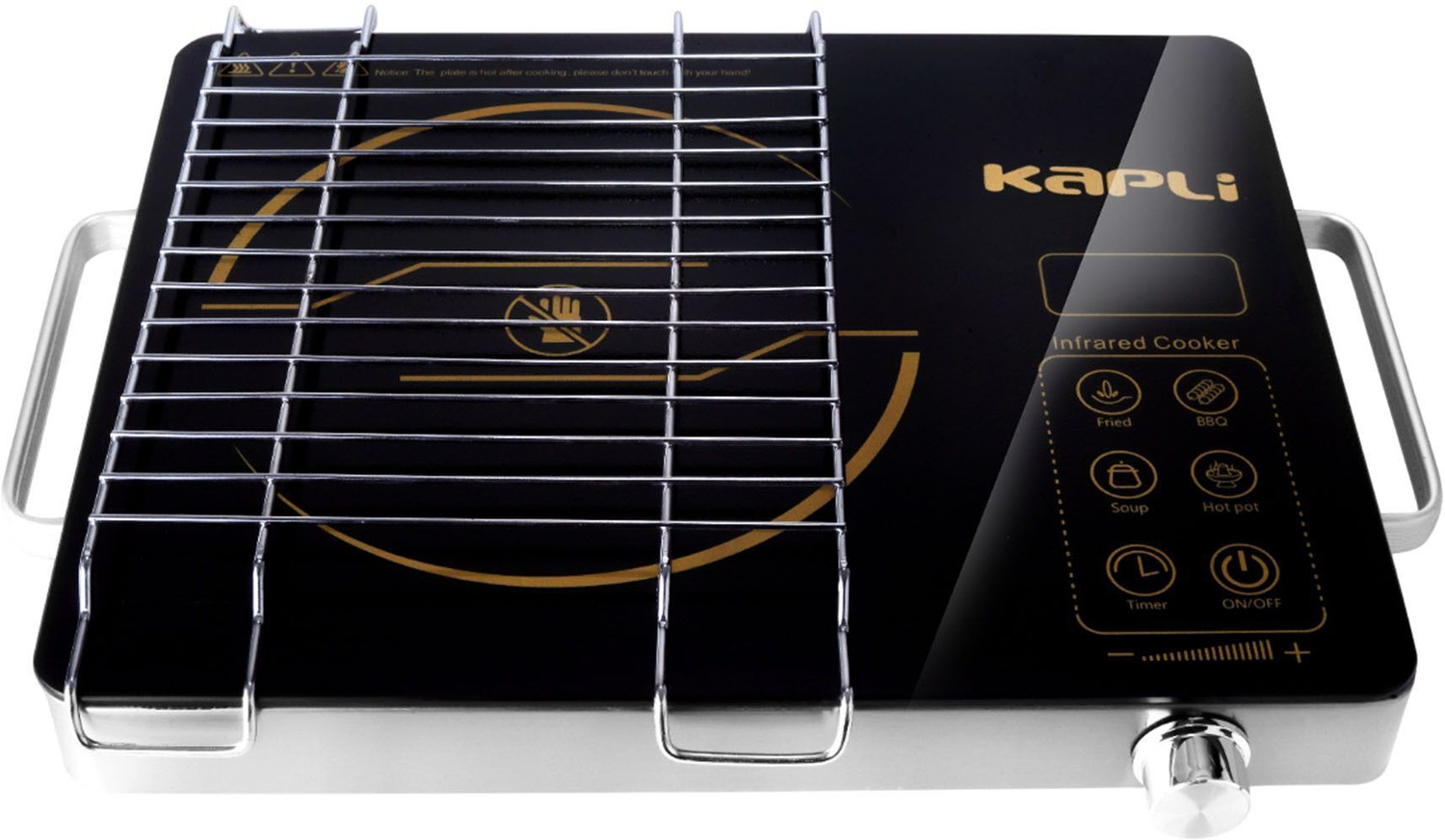 Image of KAPLI 2500 W Infrared Cooktop Touch Panel