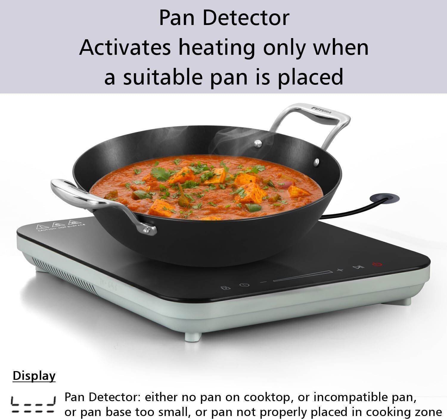 Image of Hawkins 2000 W Induction Cooktop Touch Panel