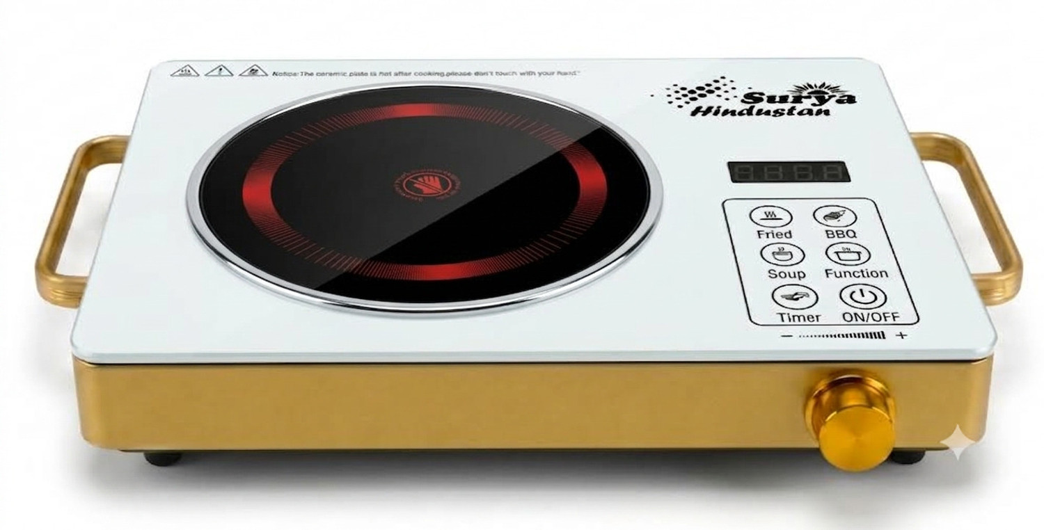 Image of Surya Hindustan 2500 W Infrared Cooktop Touch Panel