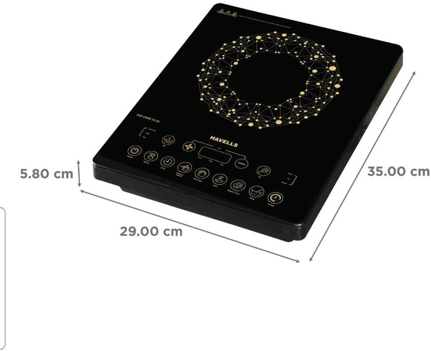 Image of HAVELLS 2000 W Induction Cooktop Touch Panel