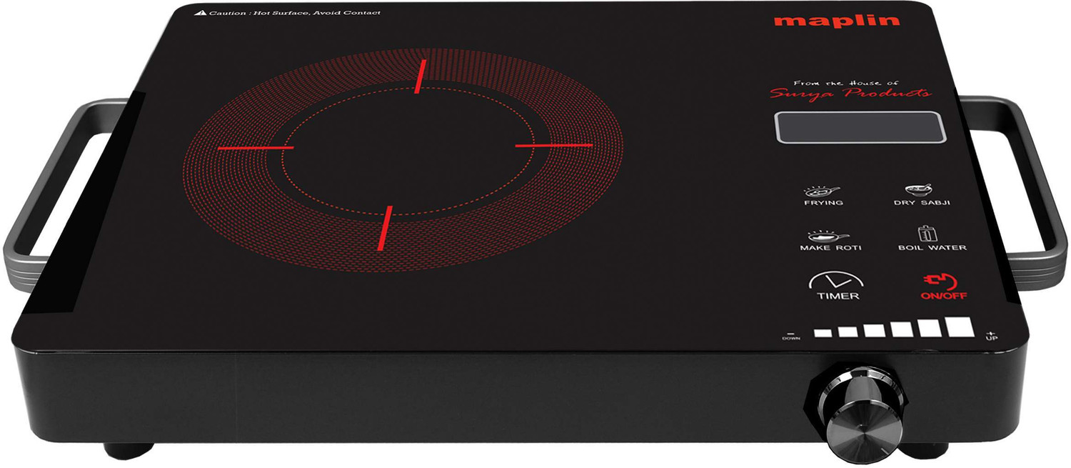 Image of Maplin 2000 W Radiant Cooktop Touch Panel