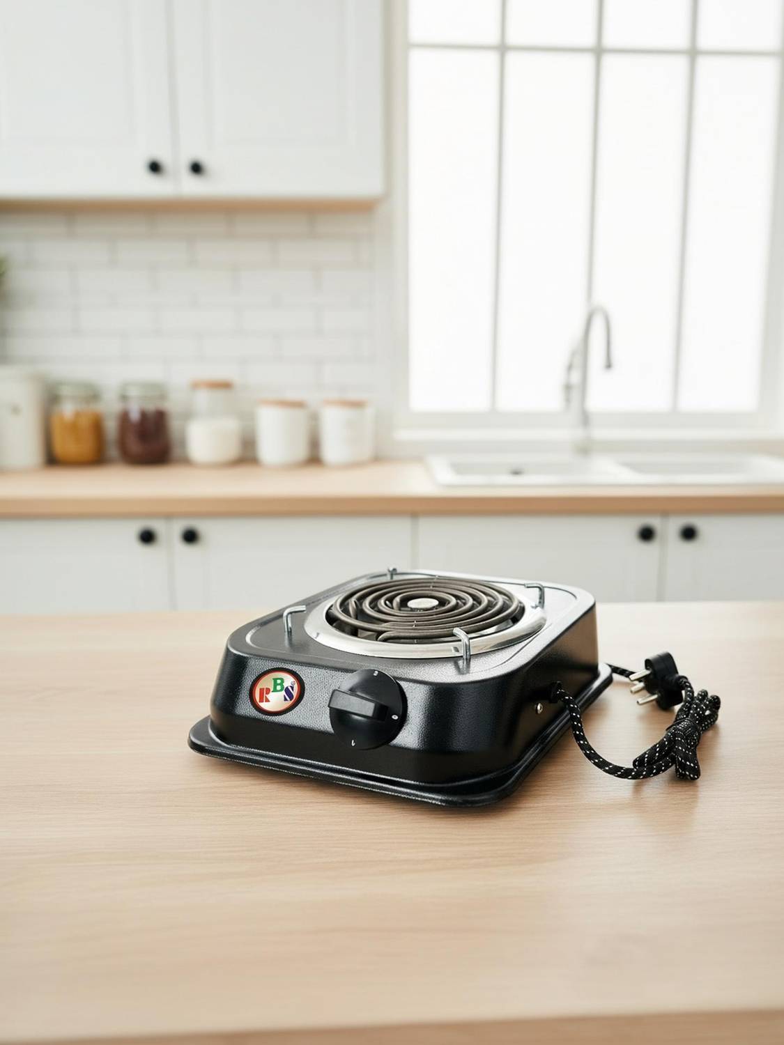 APPGEN 2000 W Induction Cooktop Jog Dial, Push Button