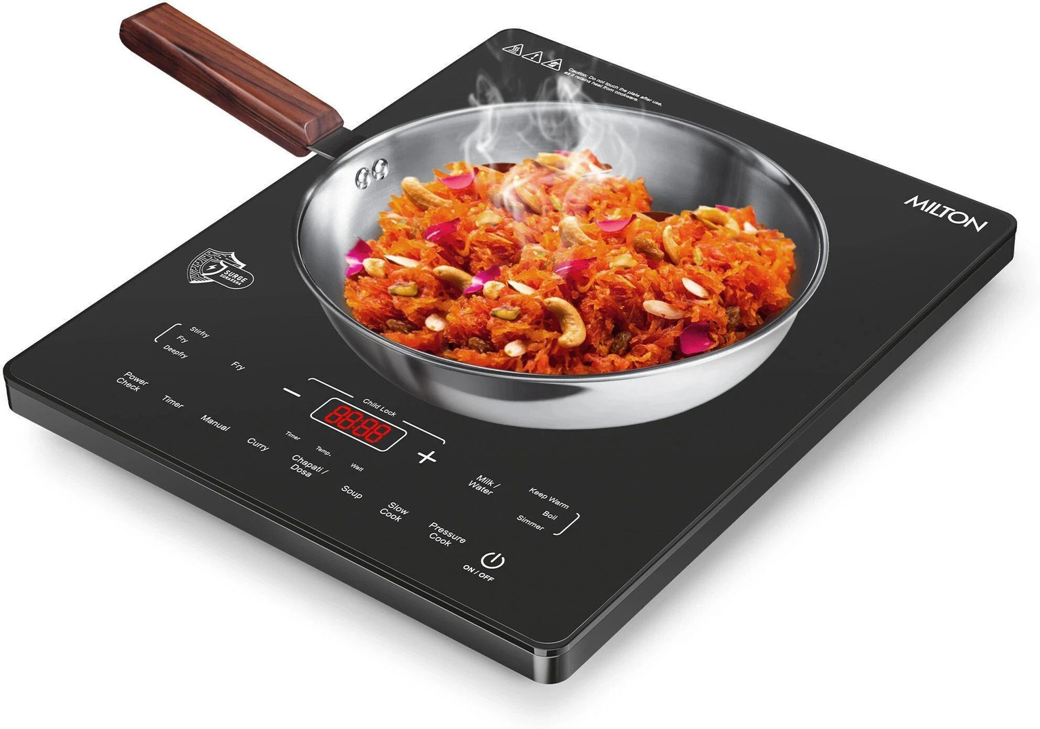 Image of MILTON 2100 W Induction Cooktop Touch Panel