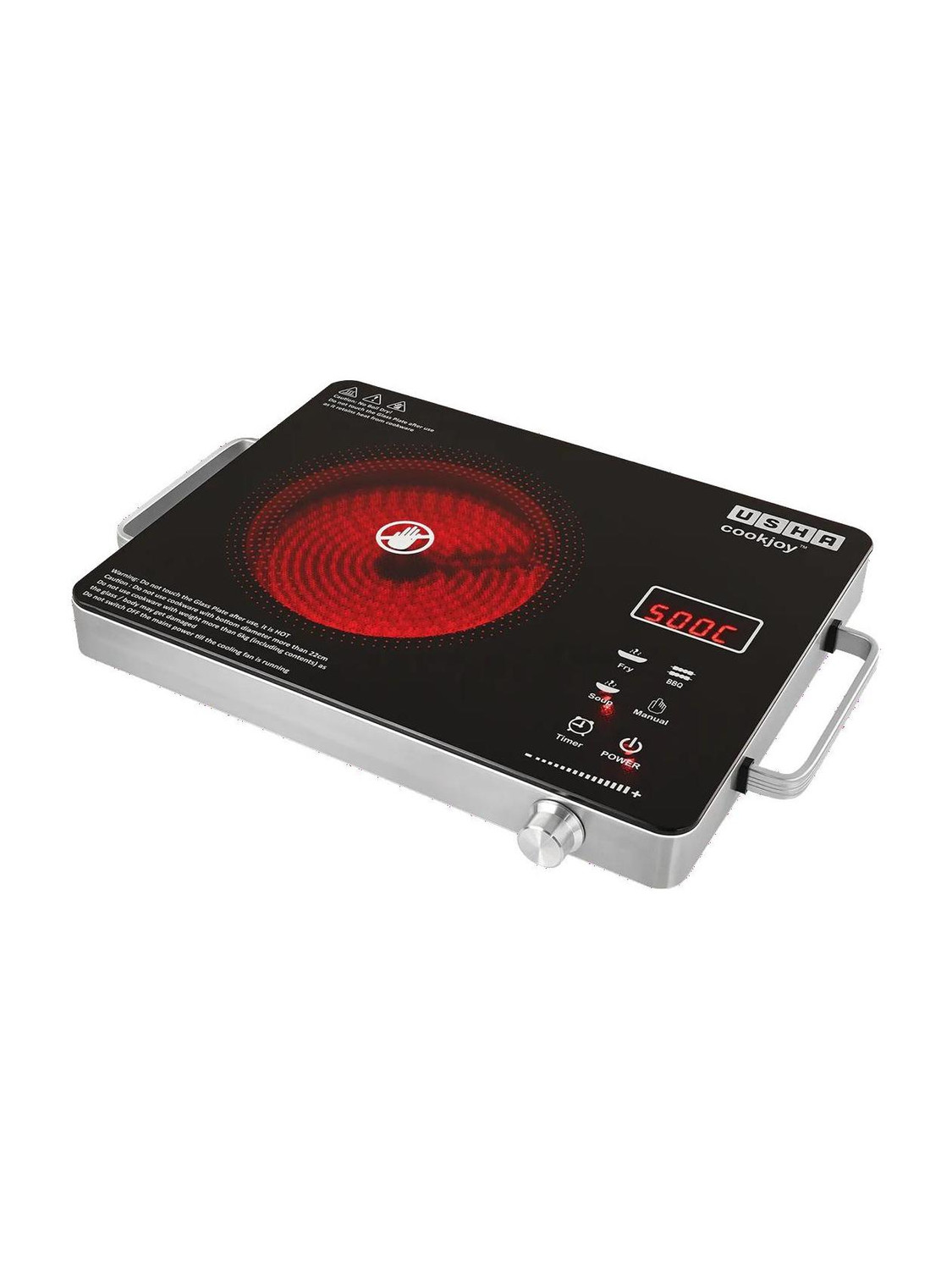 USHA 2200 W Infrared Cooktop Touch Panel