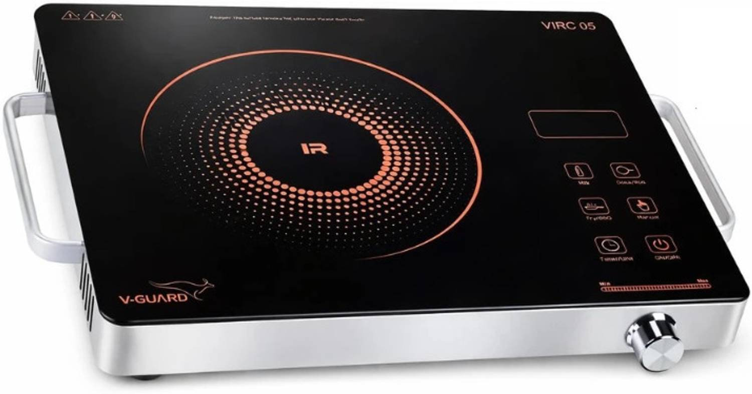 V-Guard 2000 W Infrared Cooktop Touch Panel