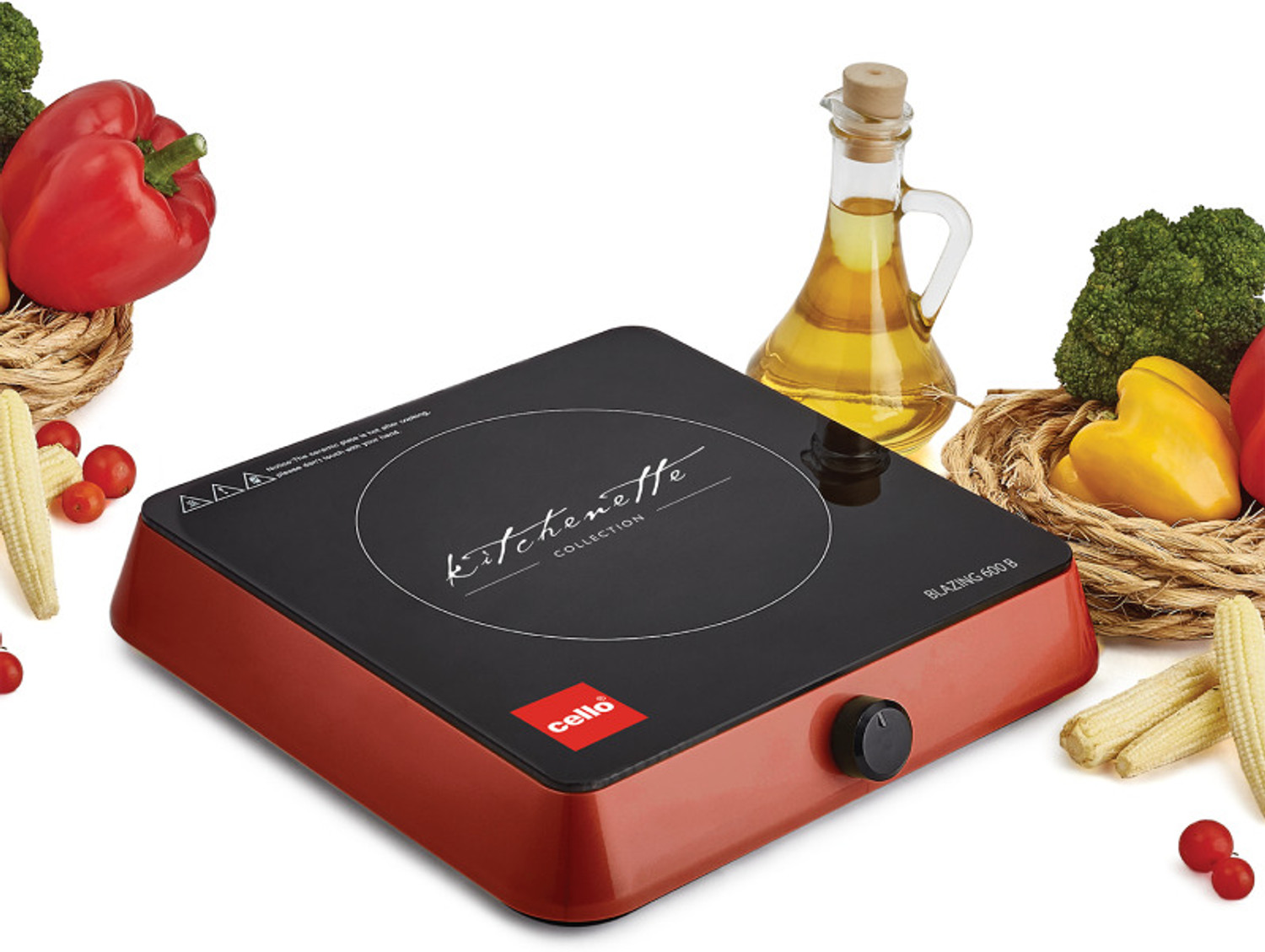 Image of CELLO 1600 W Induction Cooktop Jog Dial